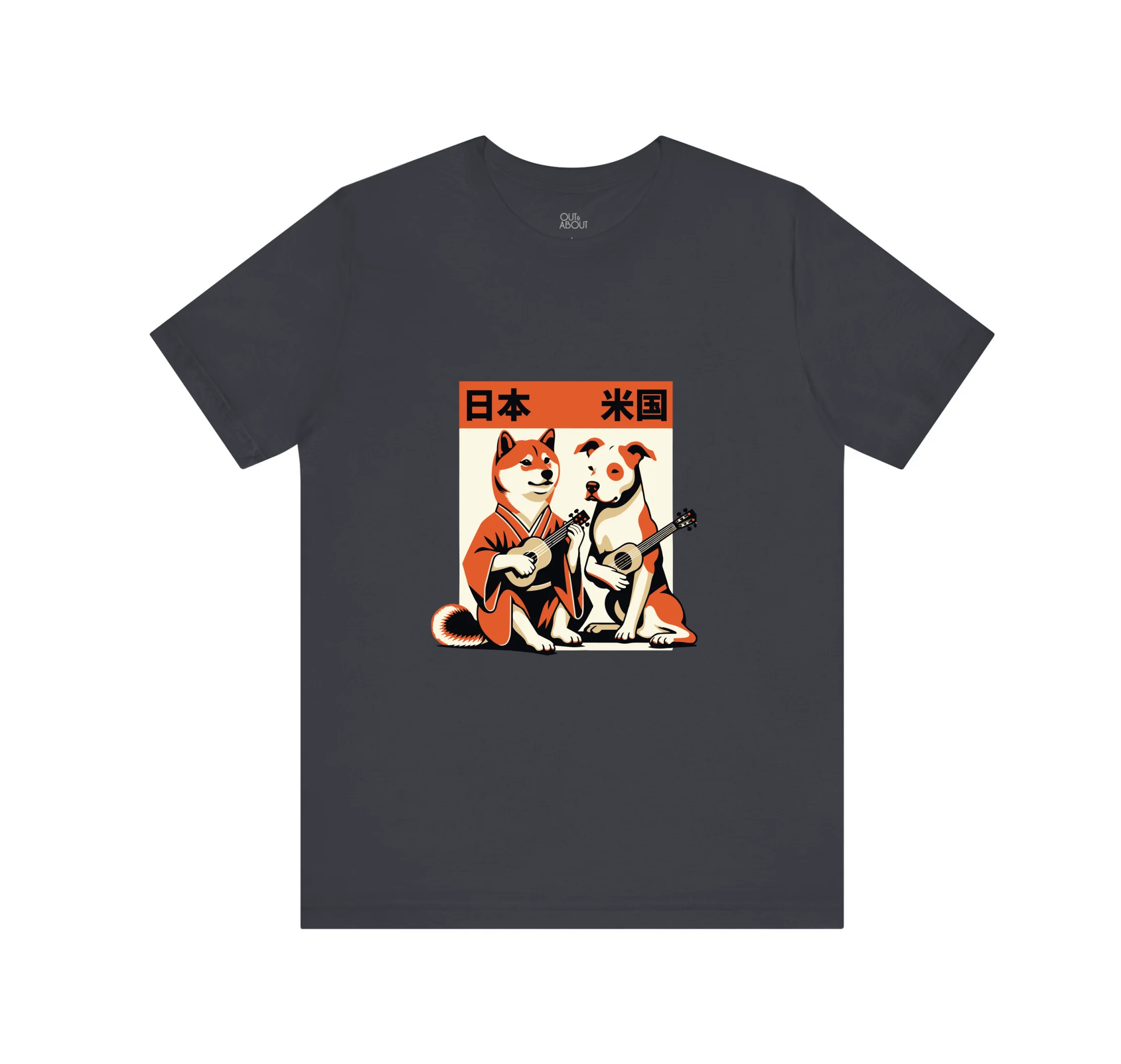 חולצה כלבים מוזיקאלים יפנים חולצה כלבים מוזיקאלים יפנים