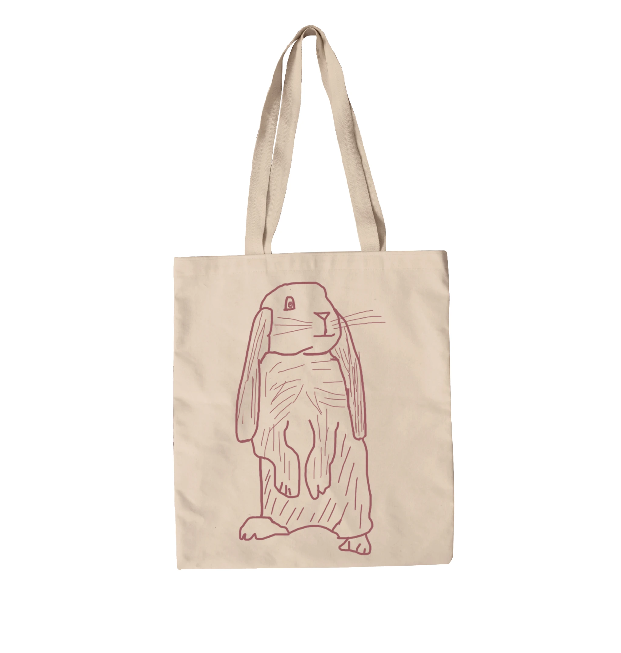 תיק בד ארנב מאויר