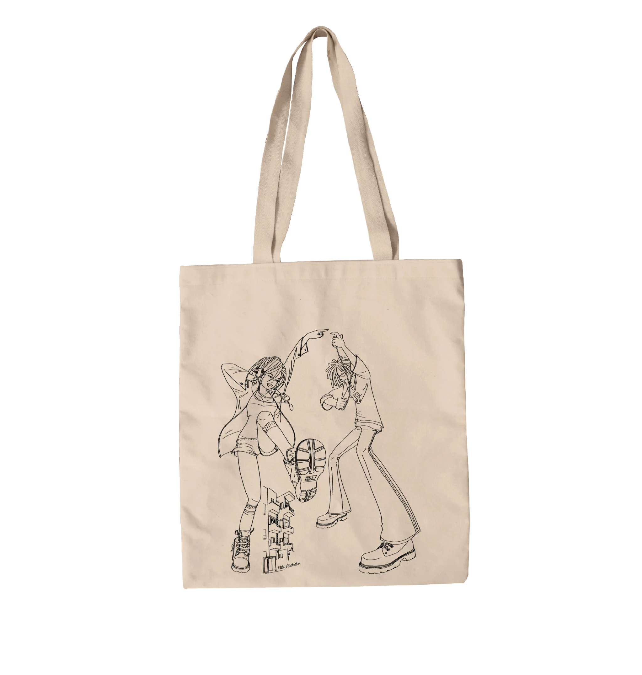 תיק בד מסיבת אוזניות