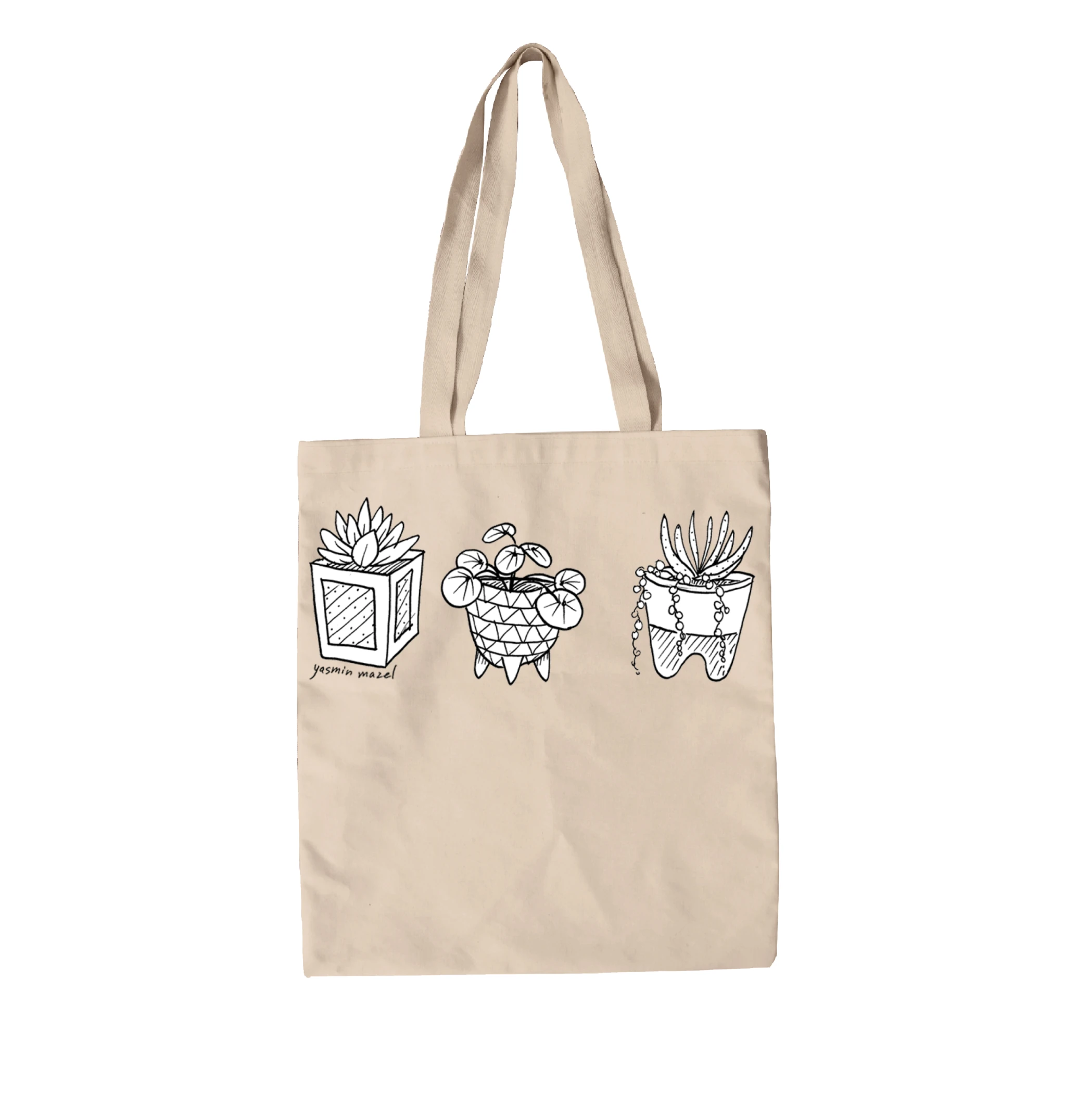 תיק בד מדף עציצים