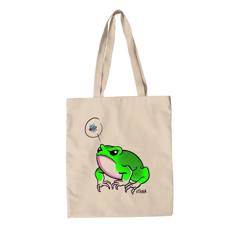 תיק בד Angry frog