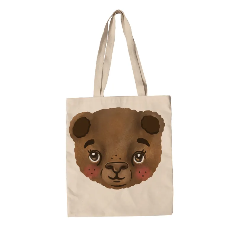 teddy fabric bag