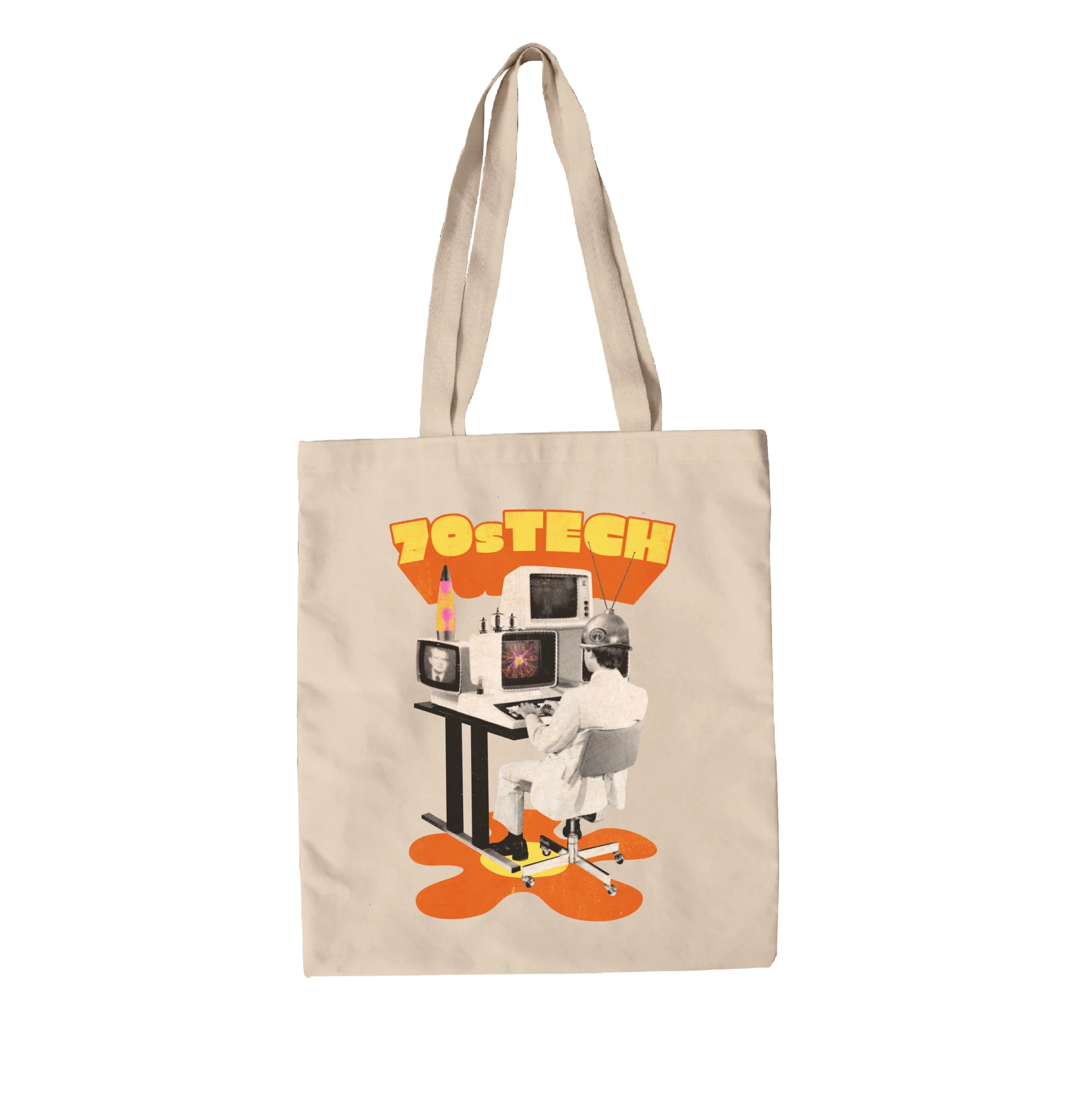 תיק בד טכנולוגיית שנות השבעים