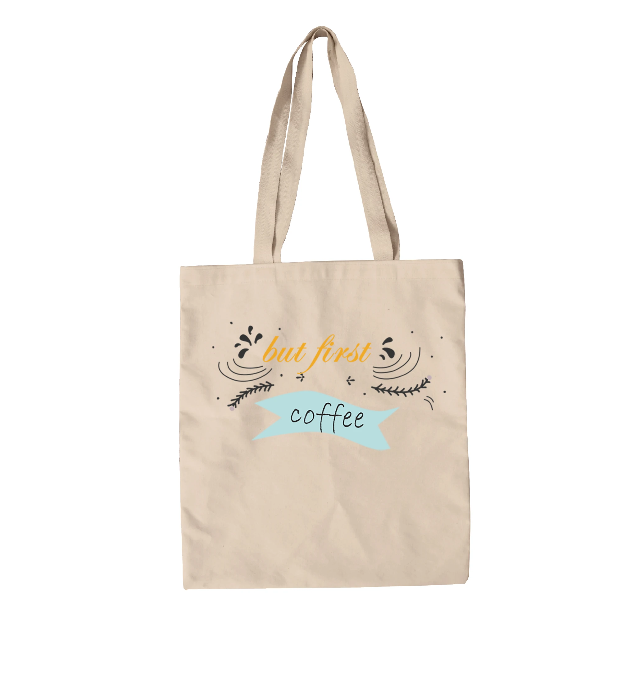 תיק בד but first coffee