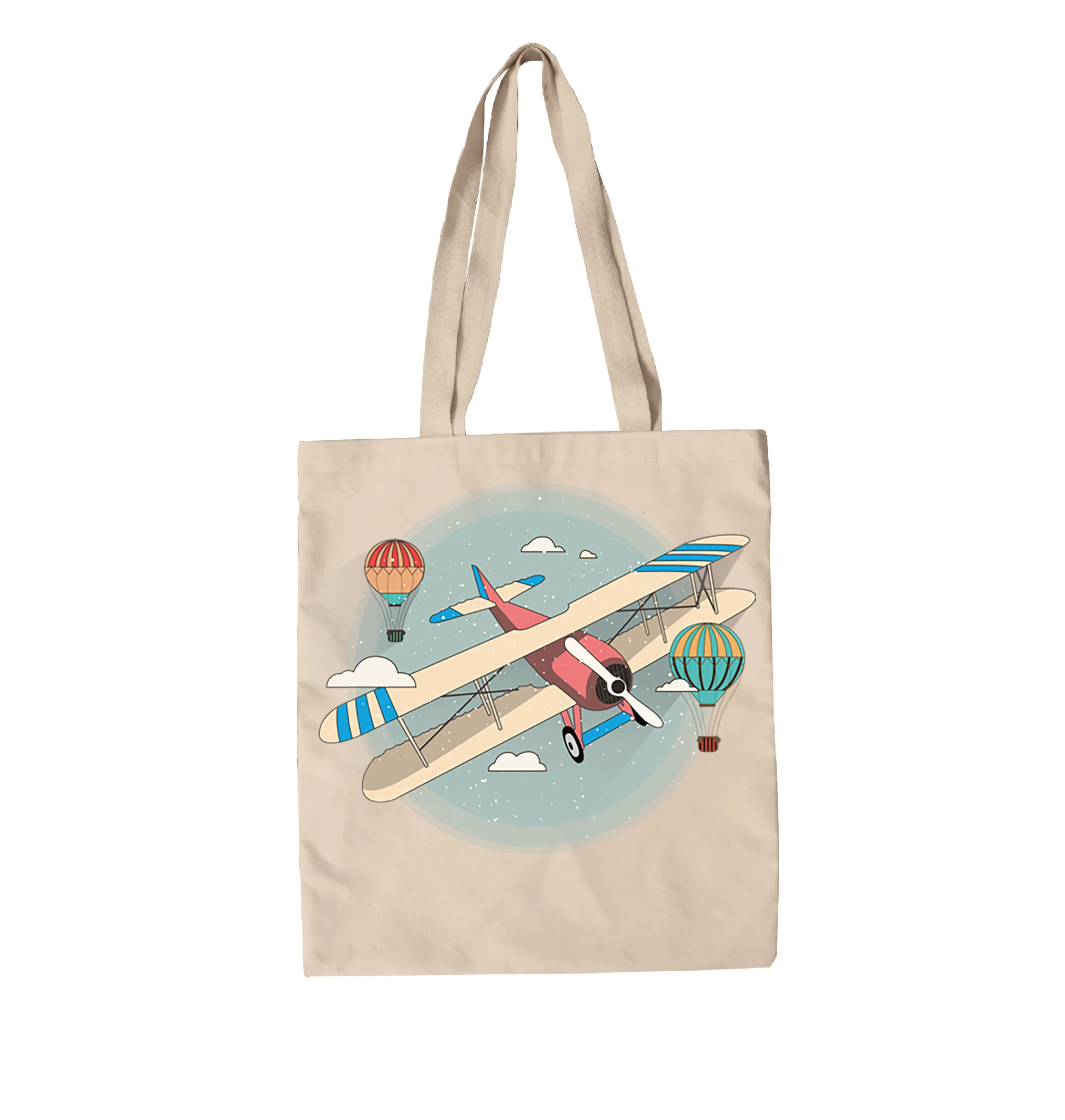 תיק בד מטוס בשמיים