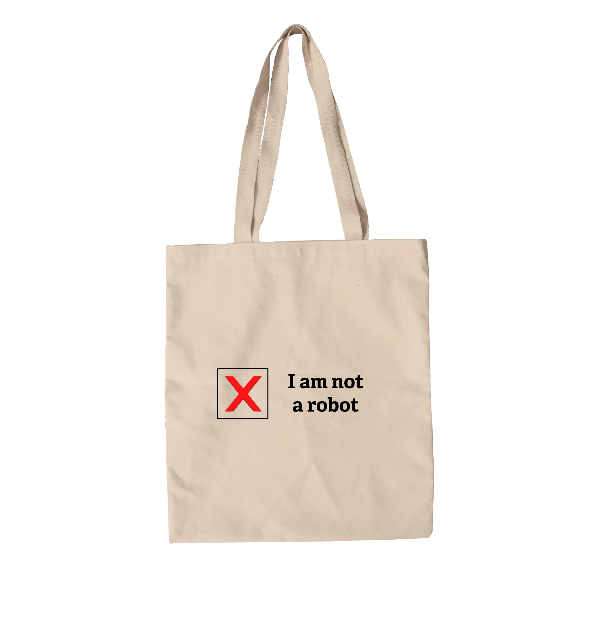 תיק בד I am a robot