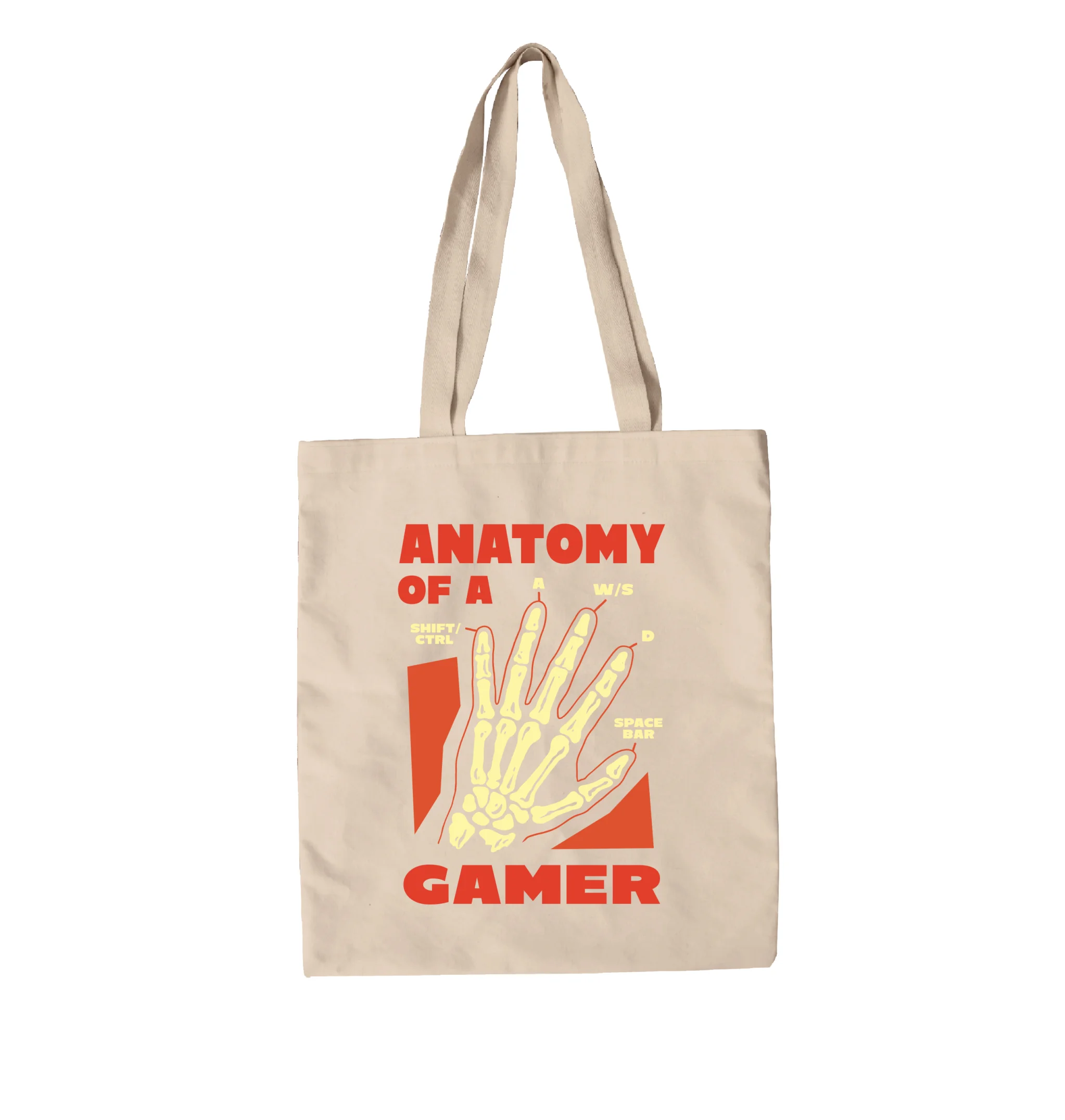 תיק בד אנטומיה של גיימר