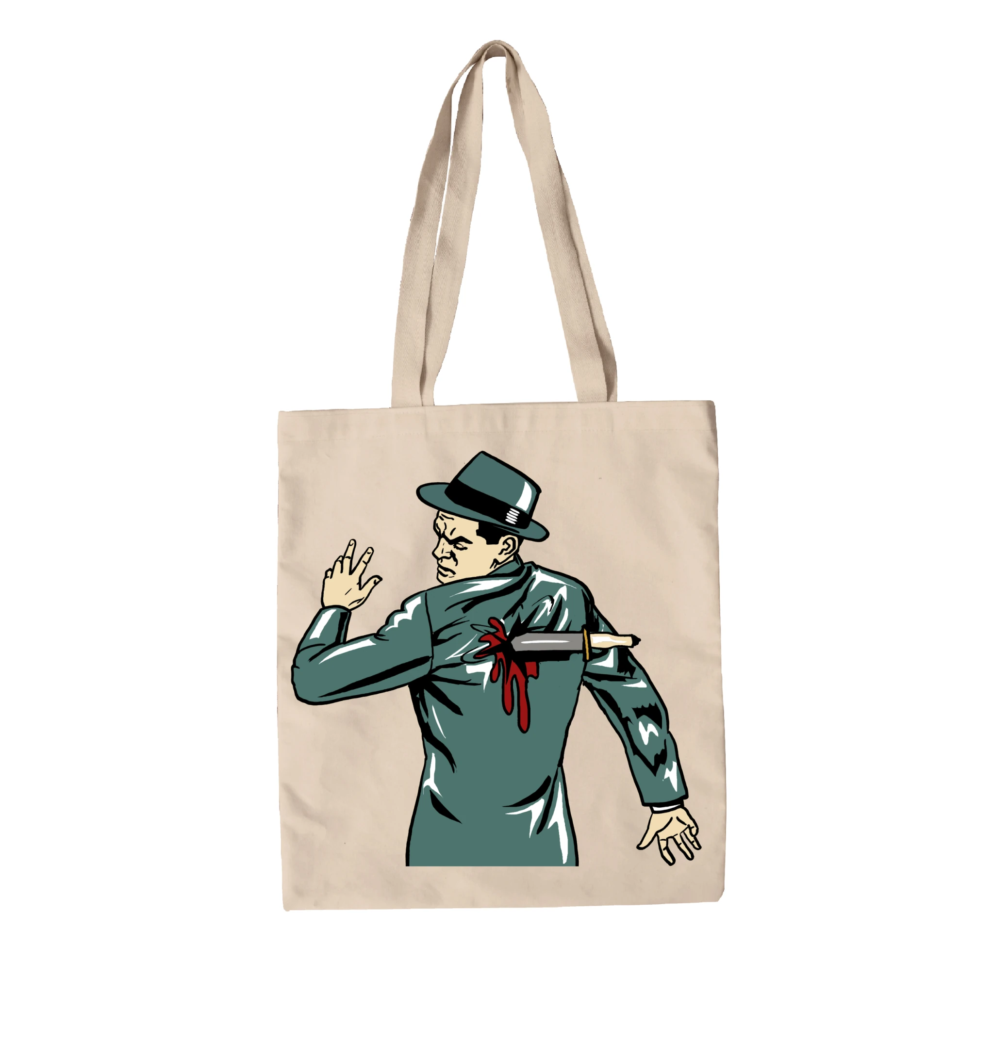 תיק בד סכין בגב