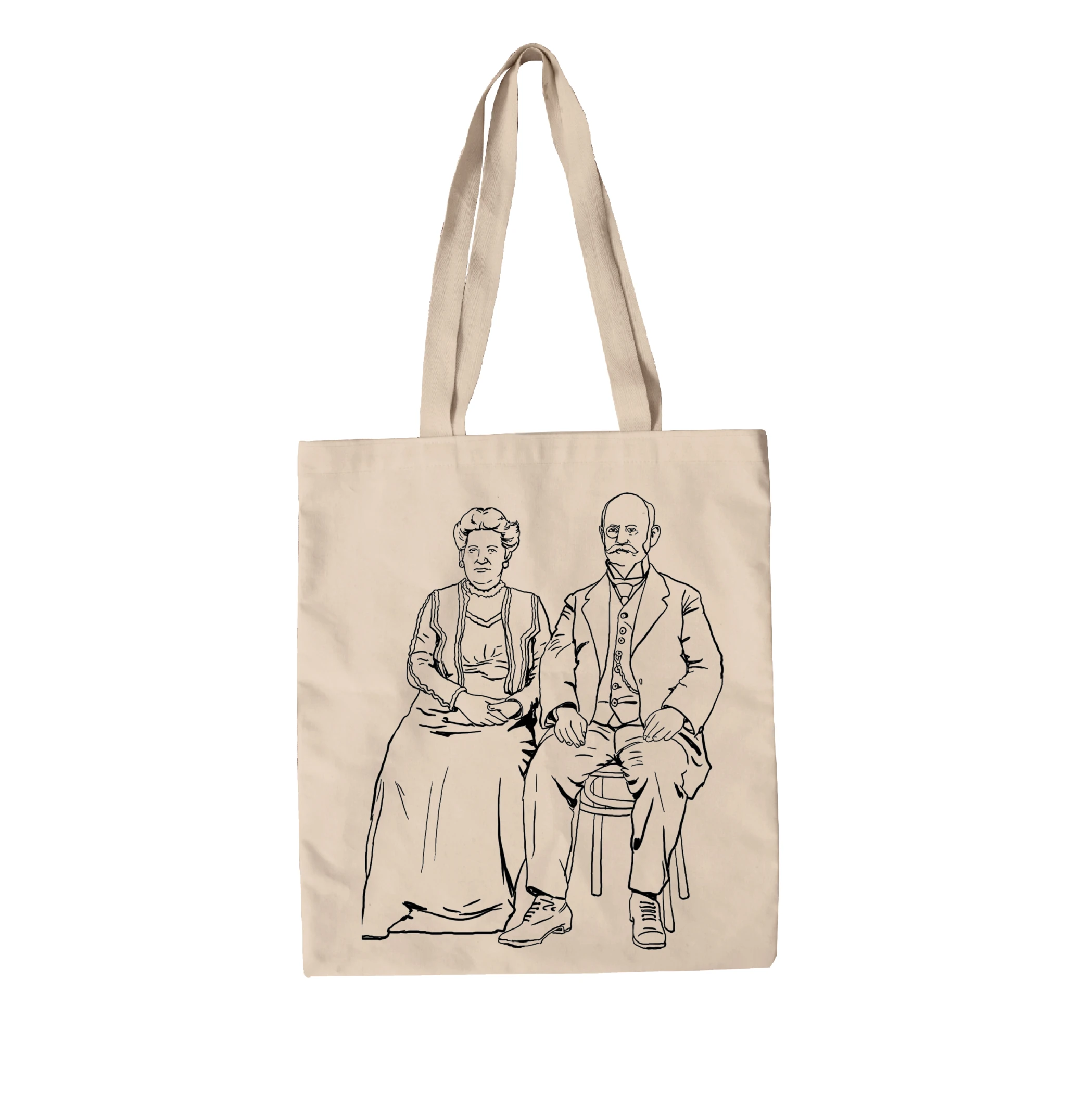 תיק בד תמונה ישנה