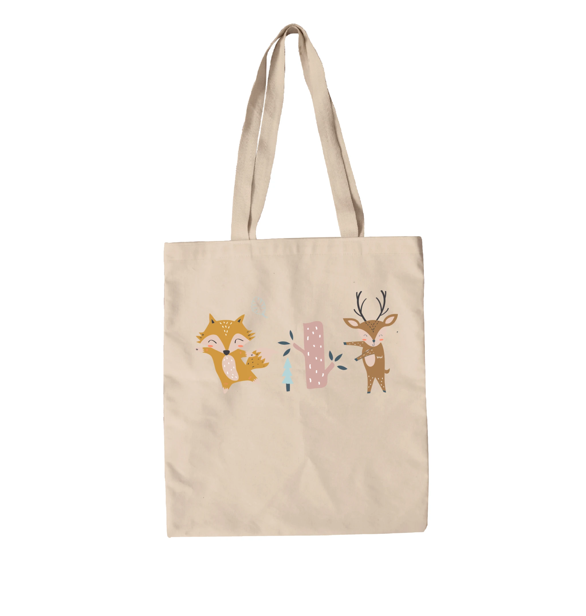 תיק בד חיות יער רוקדות