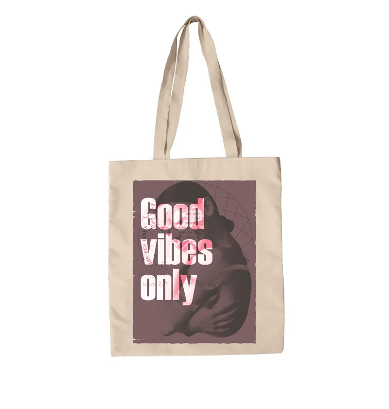 Good vibes canvas bag