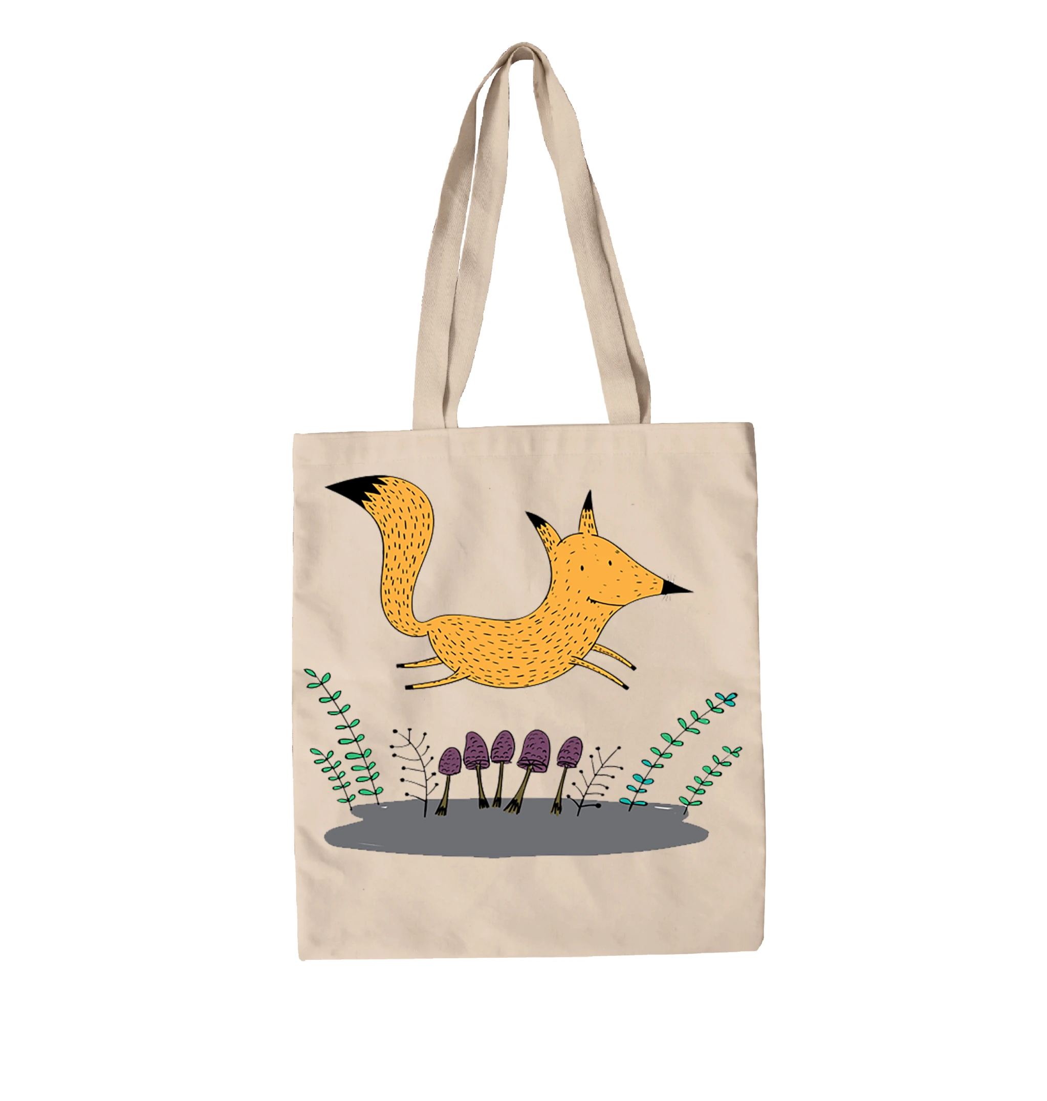 תיק בד שועל מטייל