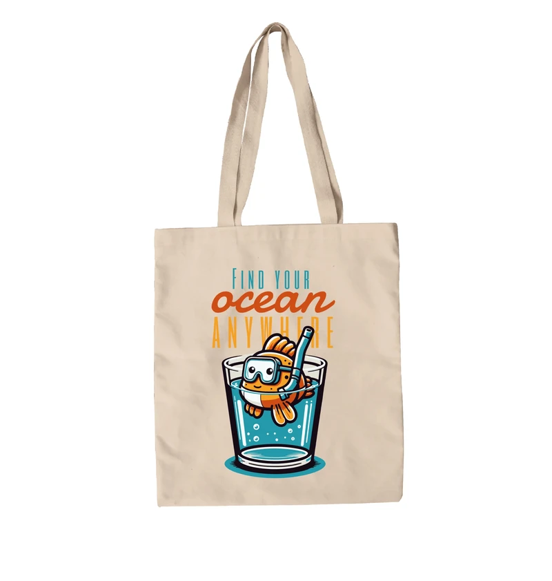 תיק בד אוקיינוס שלך