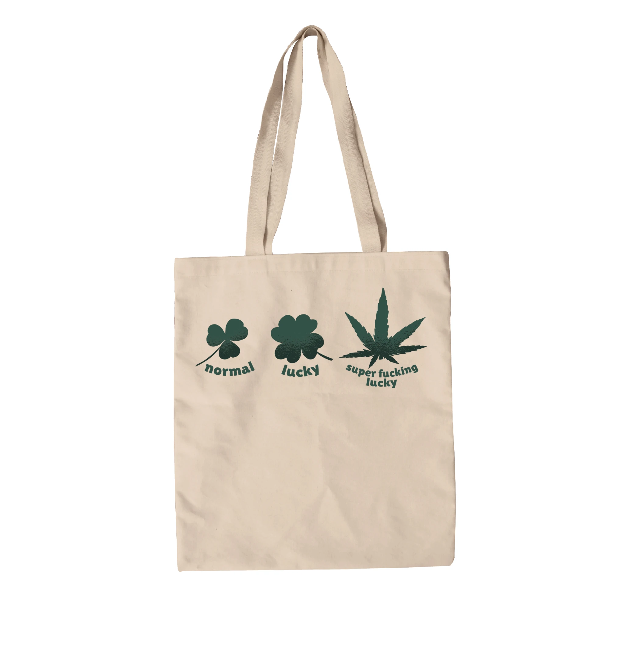 תיק בד עלה מזל