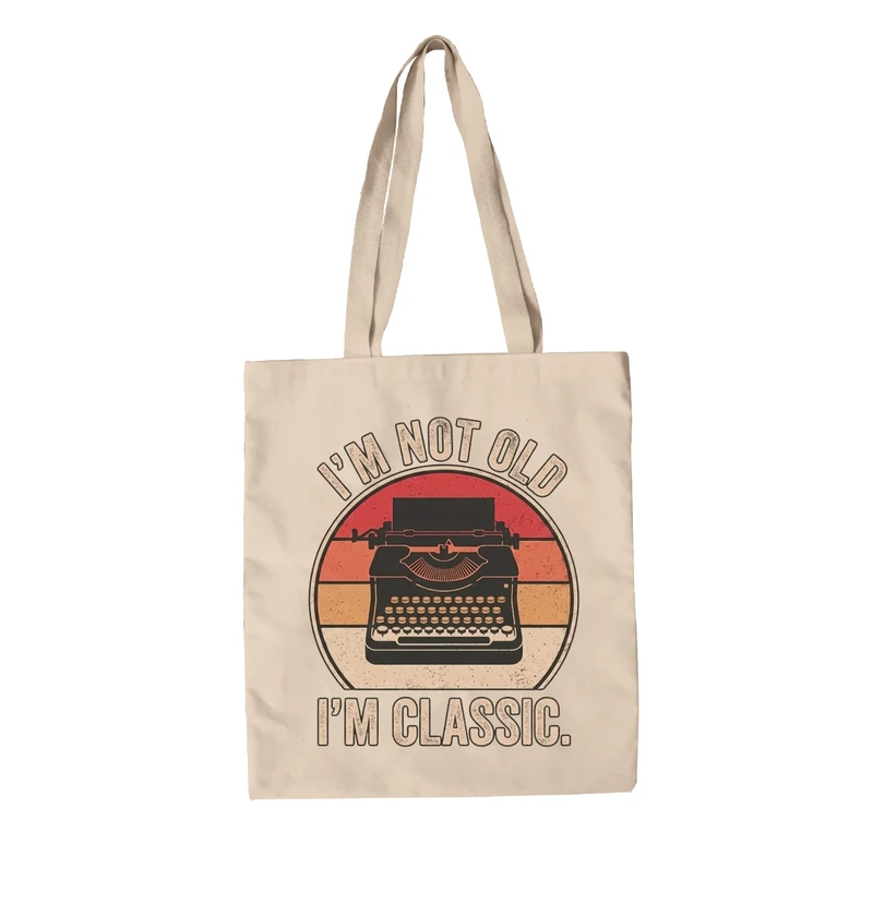 תיק בד not old classic sewing