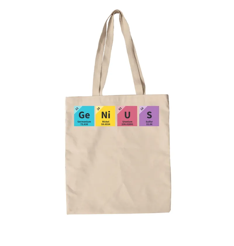 Genius canvas bag