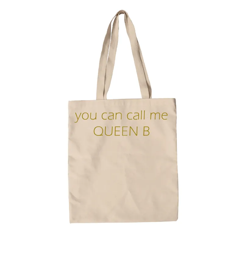 Queen B canvas bag