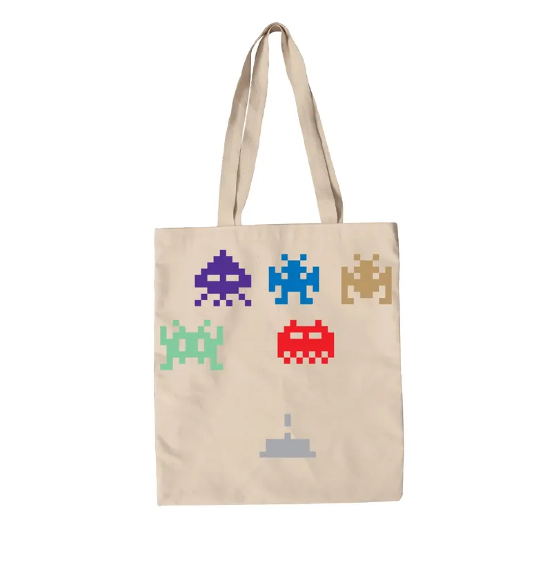 Computer game canvas bag