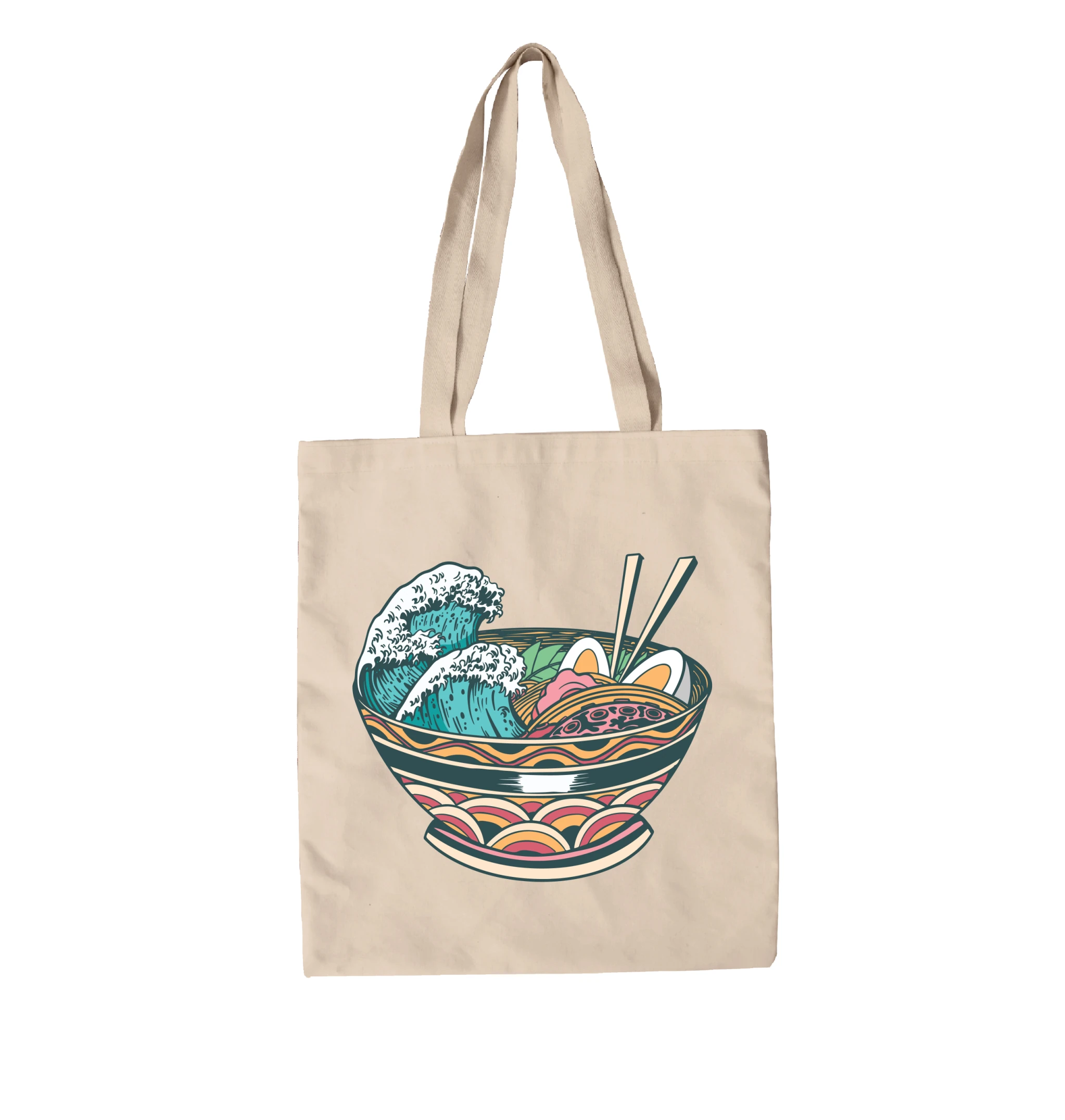 תיק בד ראמן גלים