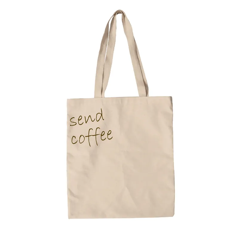 Send coffee fabric bag