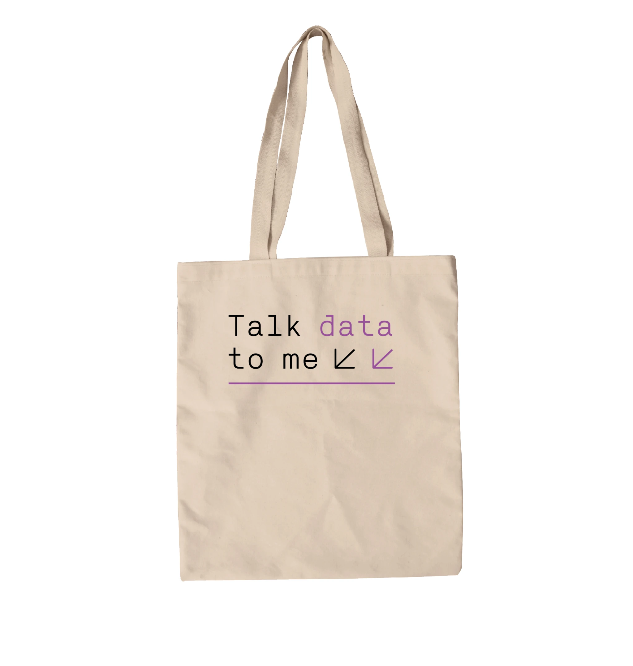 תיק בד לדבר בנתונים