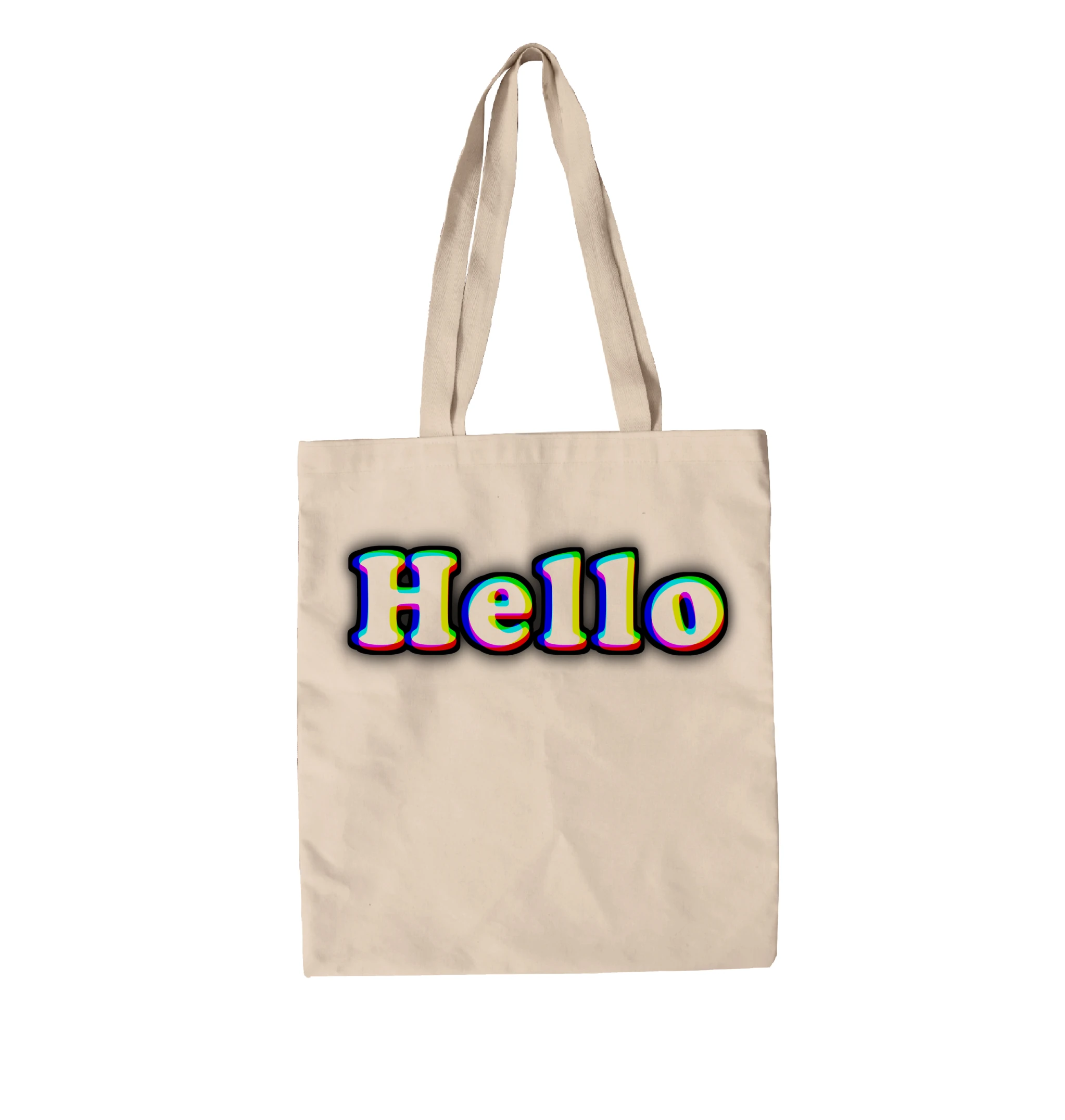 תיק בד hello glow