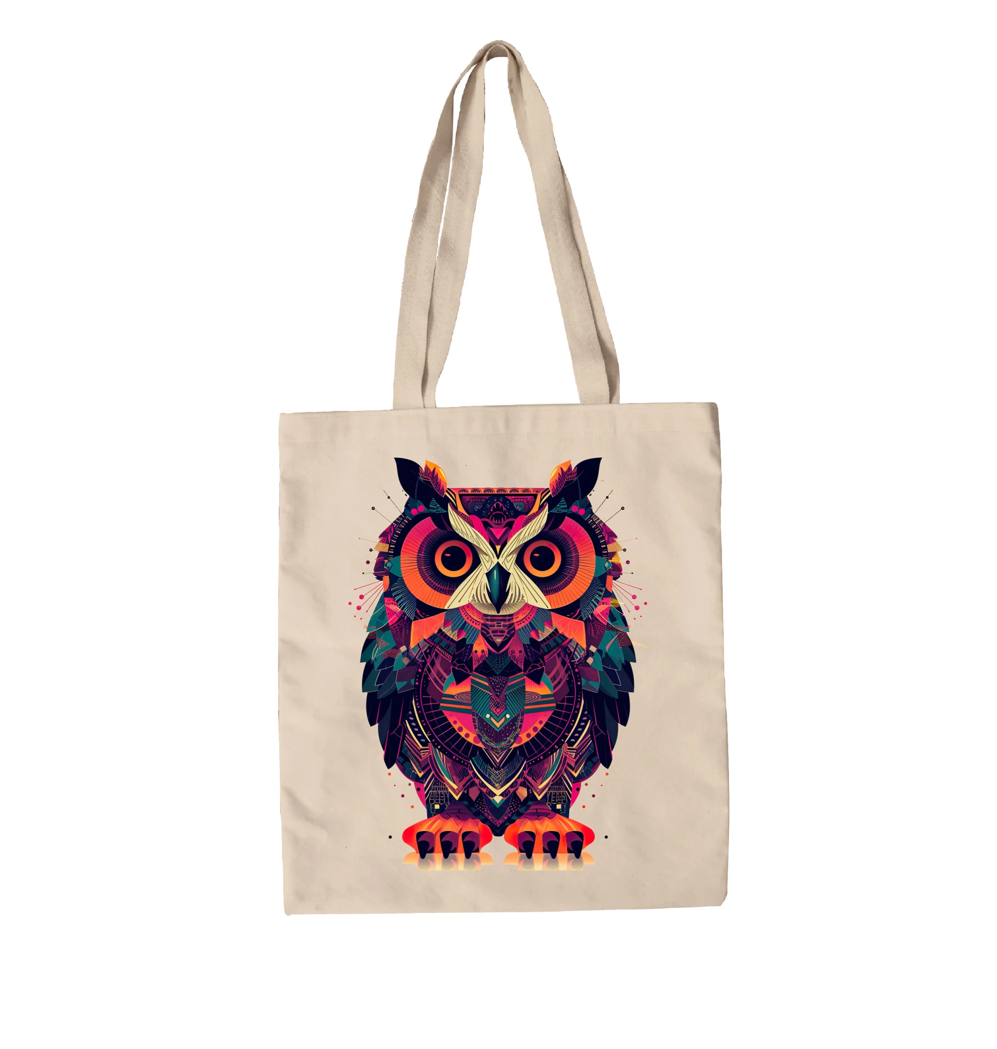 תיק בד Triangulated owl 1