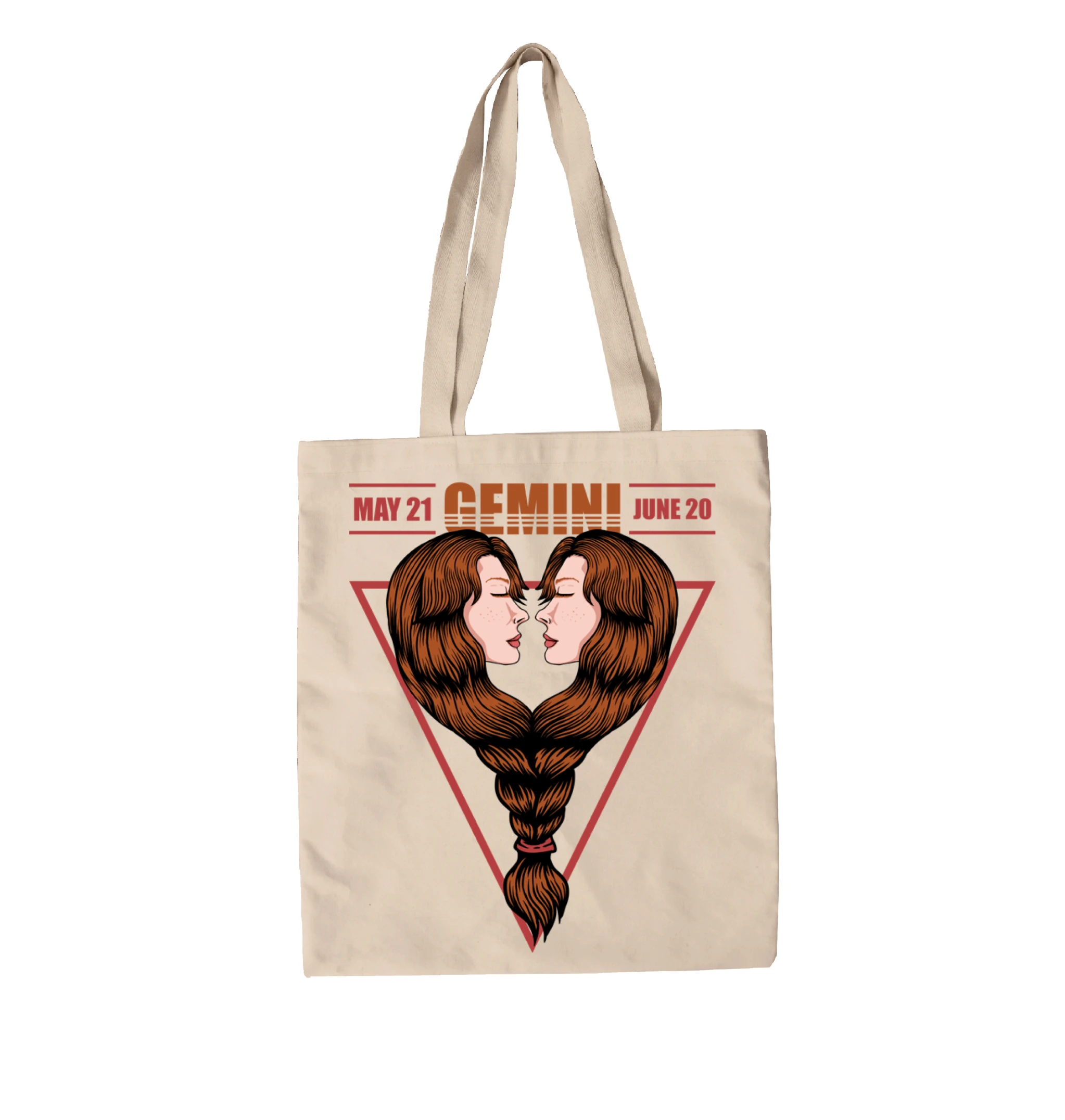 תיק בד מזל תאומים