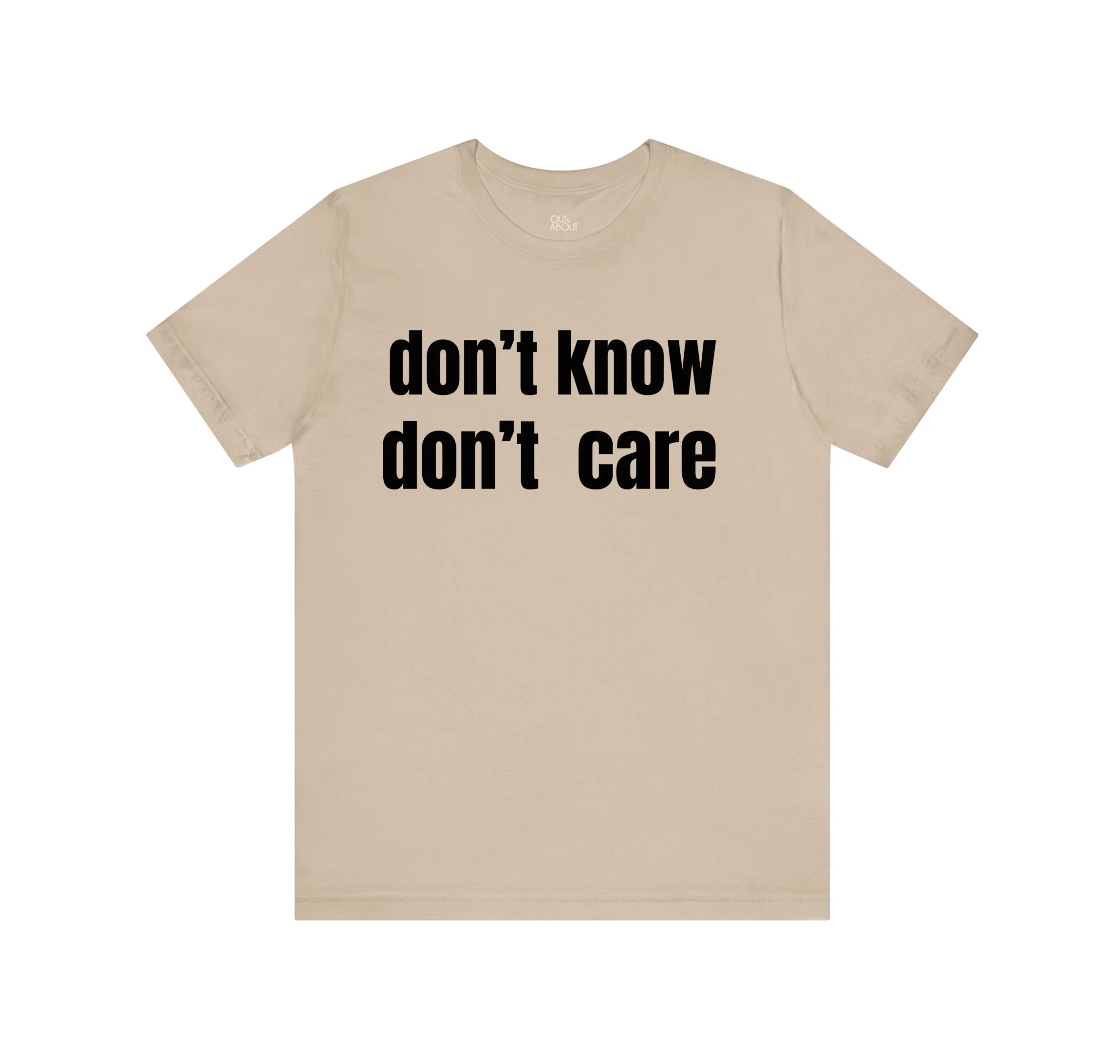 חולצה don’t know don’t  care