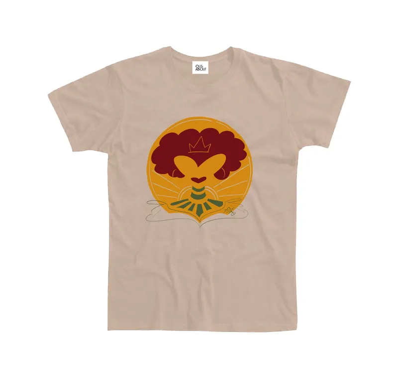 Basic afro heart tee