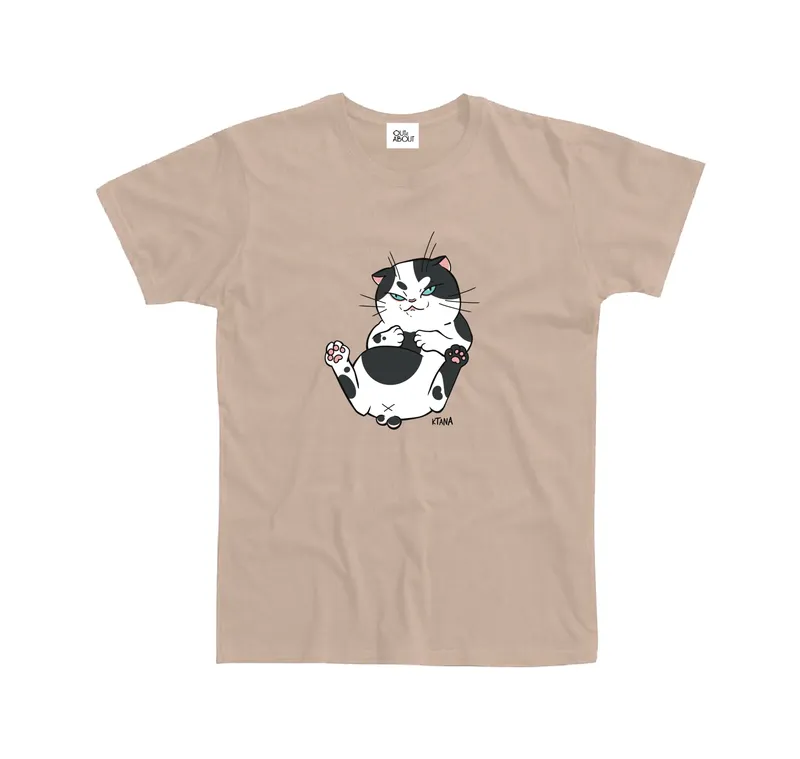 Basic T-shirt Lazy cat