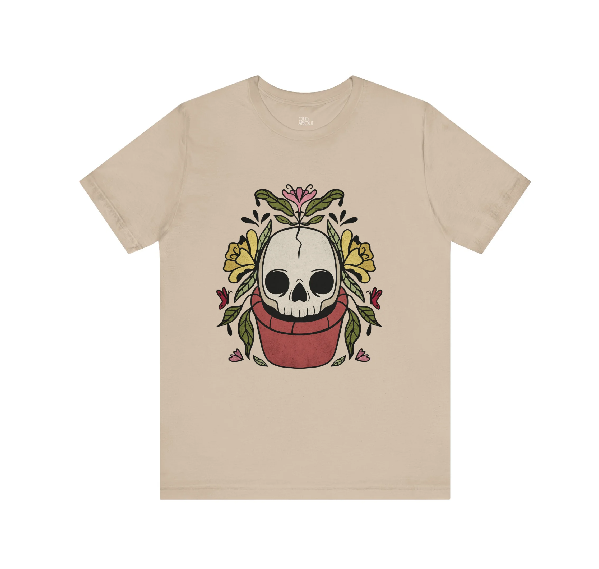 בייסיק טי skull plant