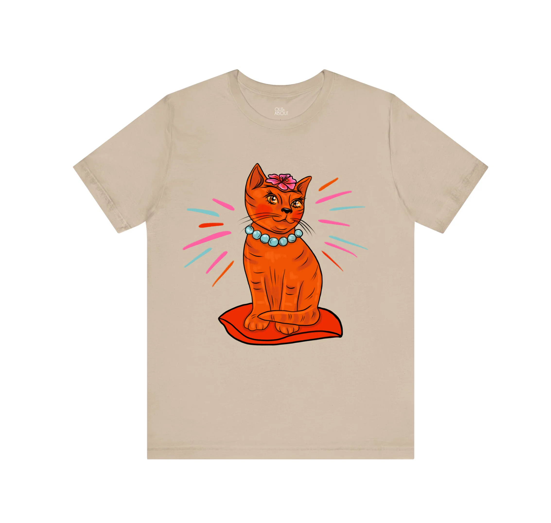 בייסיק טי orange cat