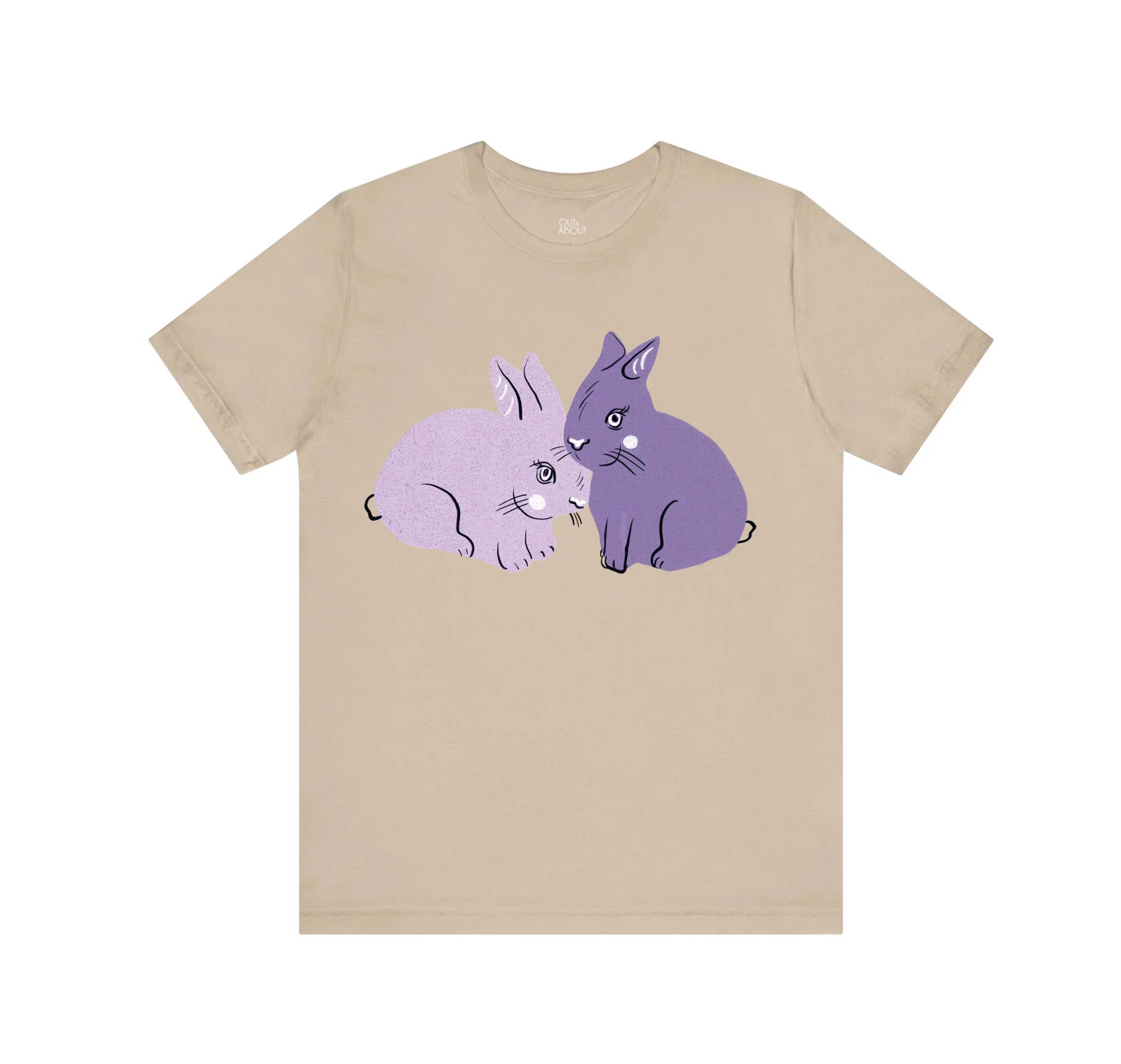 בייסיק טי bunnies Purple