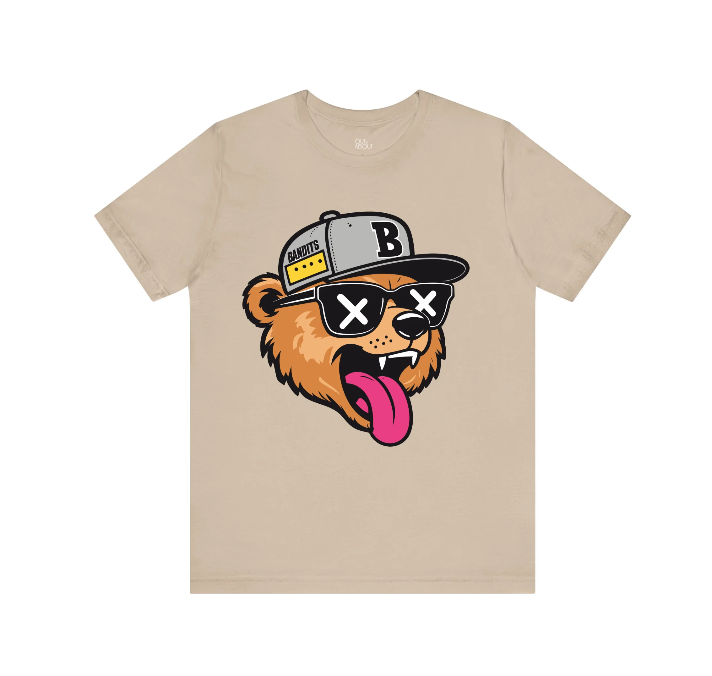 חולצה דוב עם כובע ומשקפיים חולצה דוב עם כובע ומשקפיים