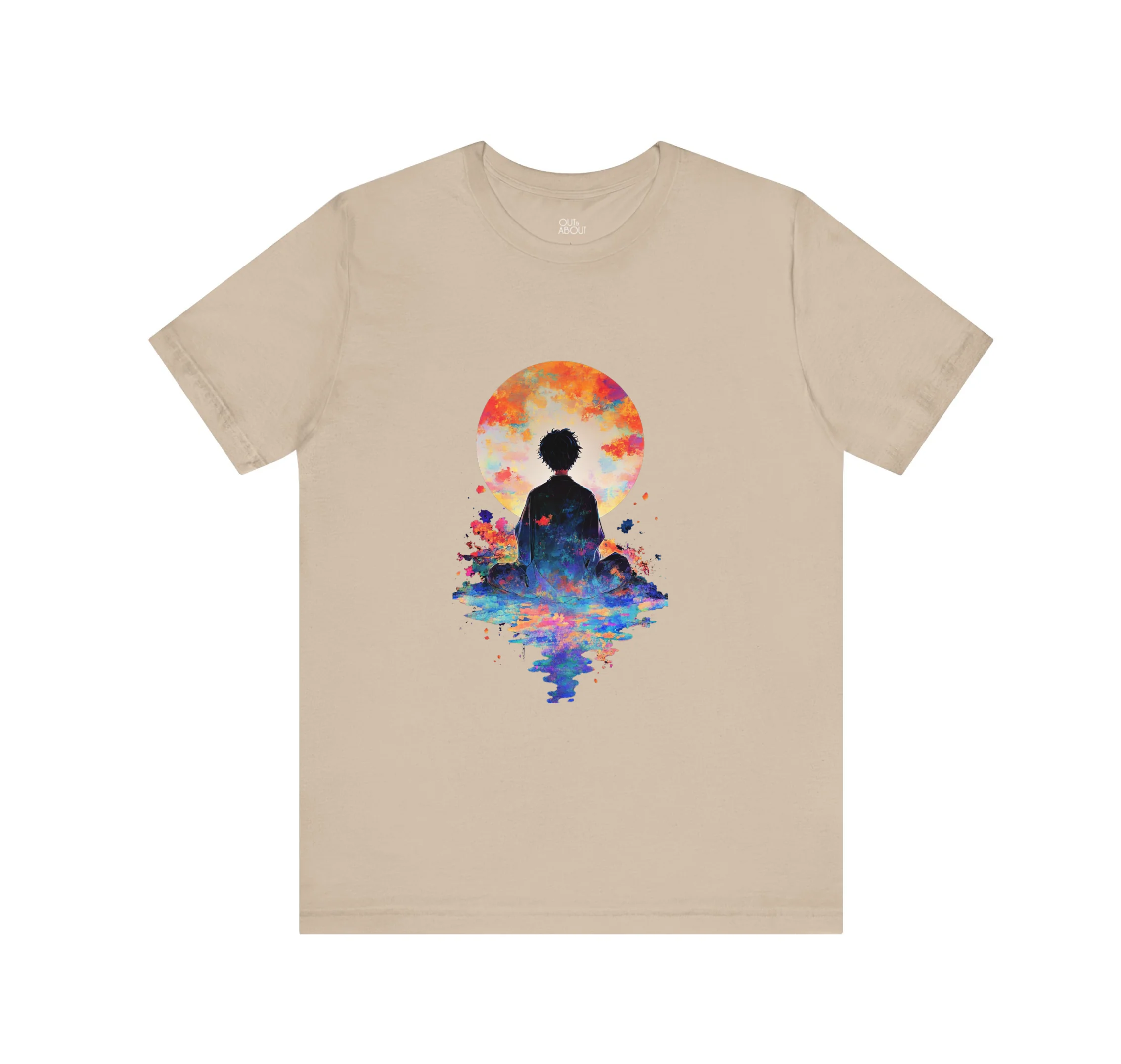 חולצה מדיטציה בשקיעה חולצה מדיטציה בשקיעה