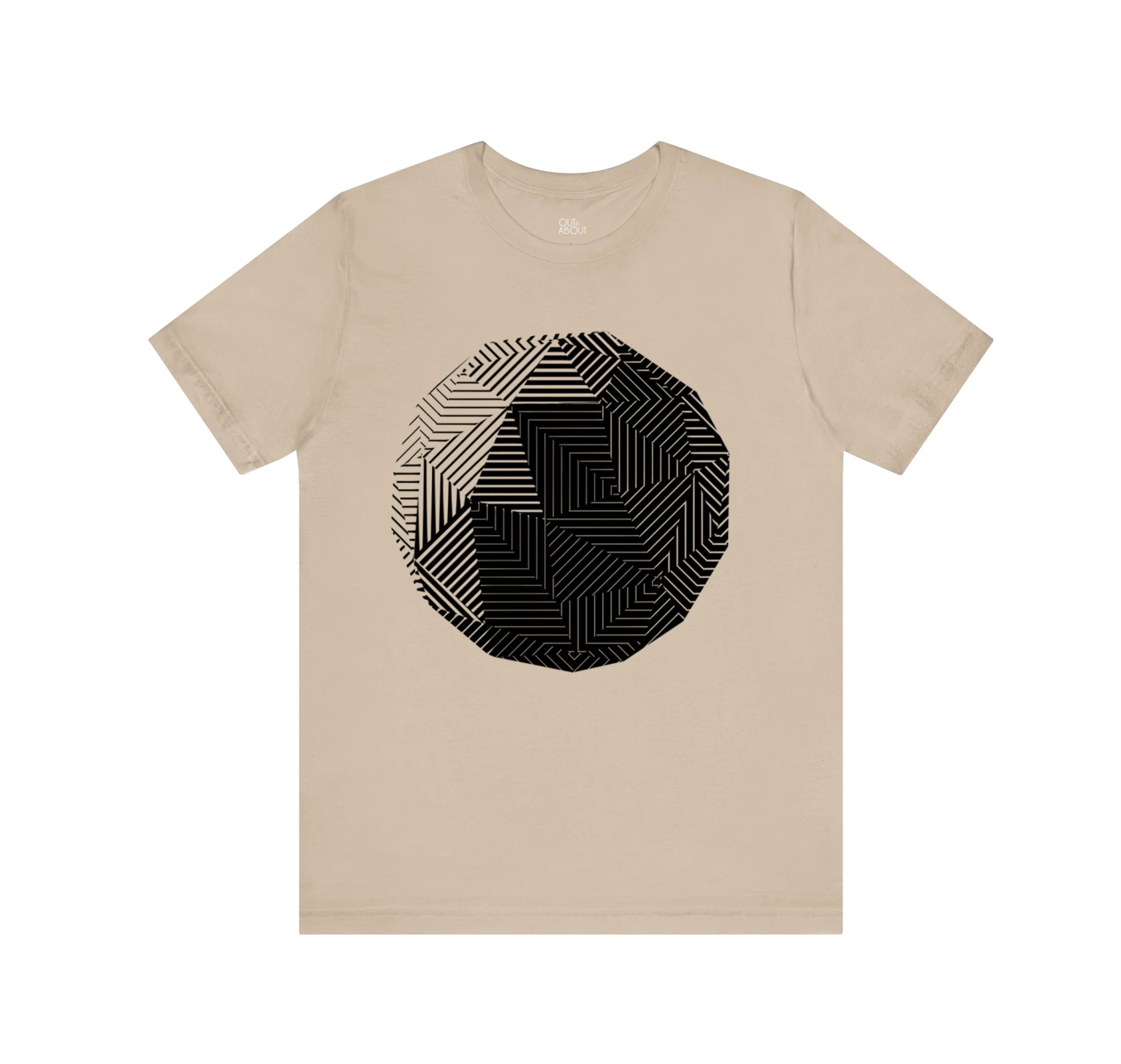 חולצה גאומטרי בתלת מימד