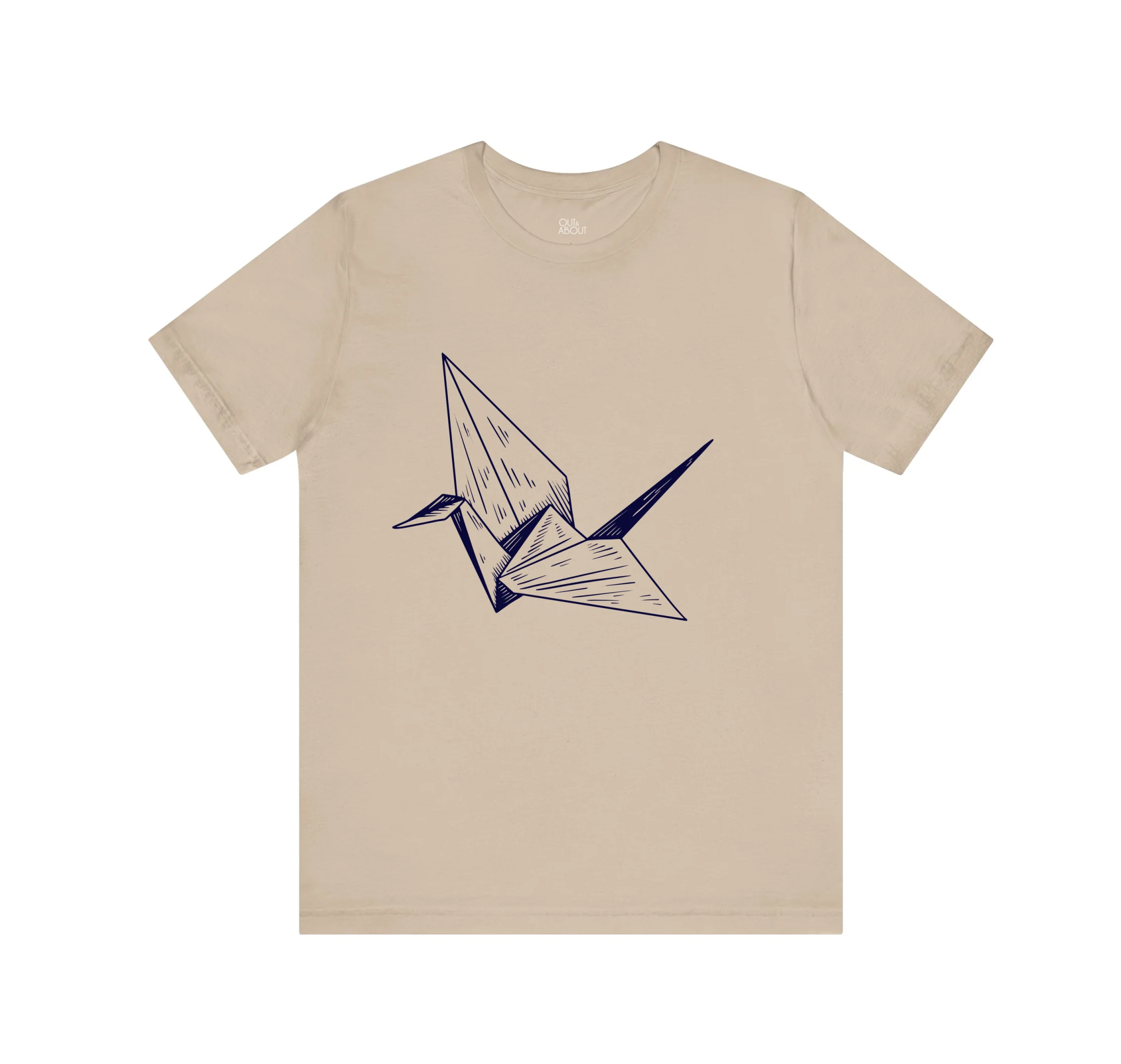 חולצה ציפור בקיפול נייר