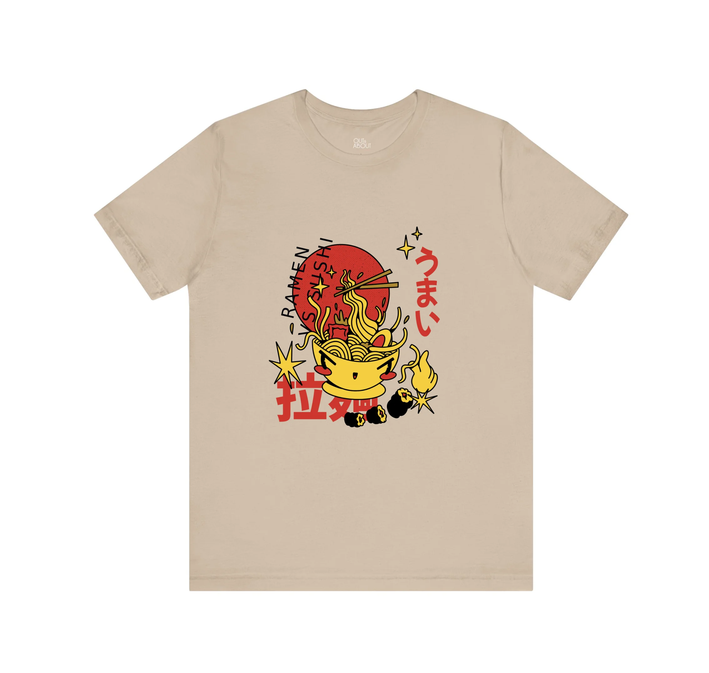 חולצה ramen sushi חולצה ramen sushi