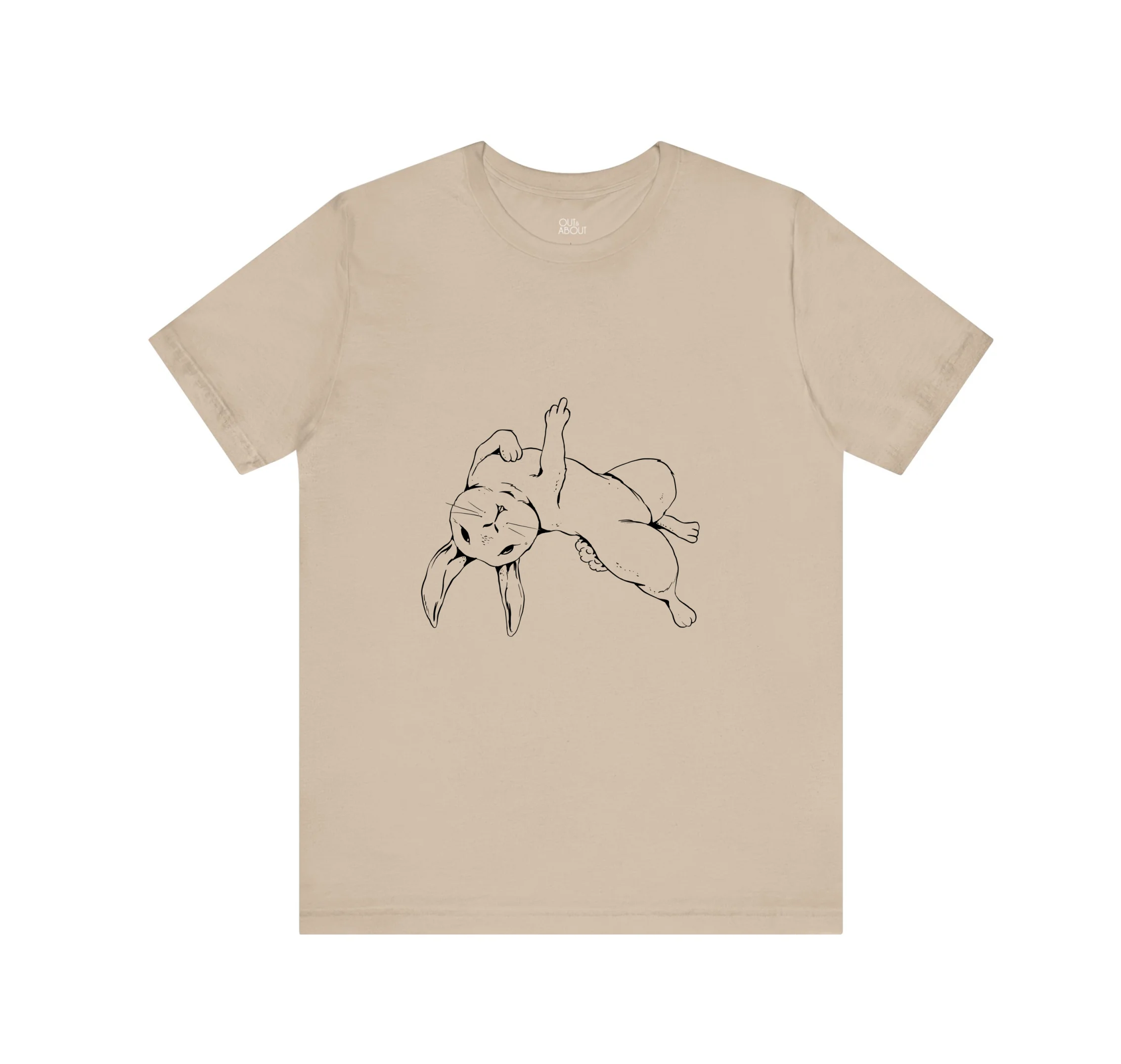 חולצה middle finger rabbit