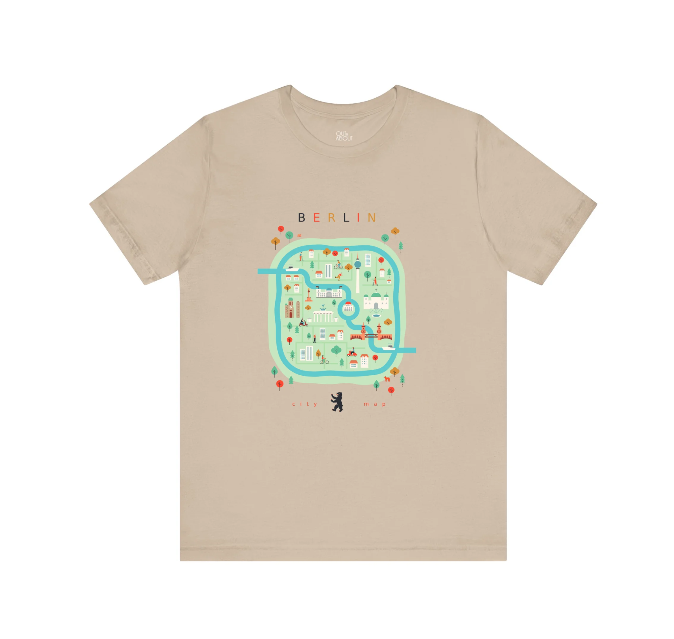 חולצה מפת ברלין