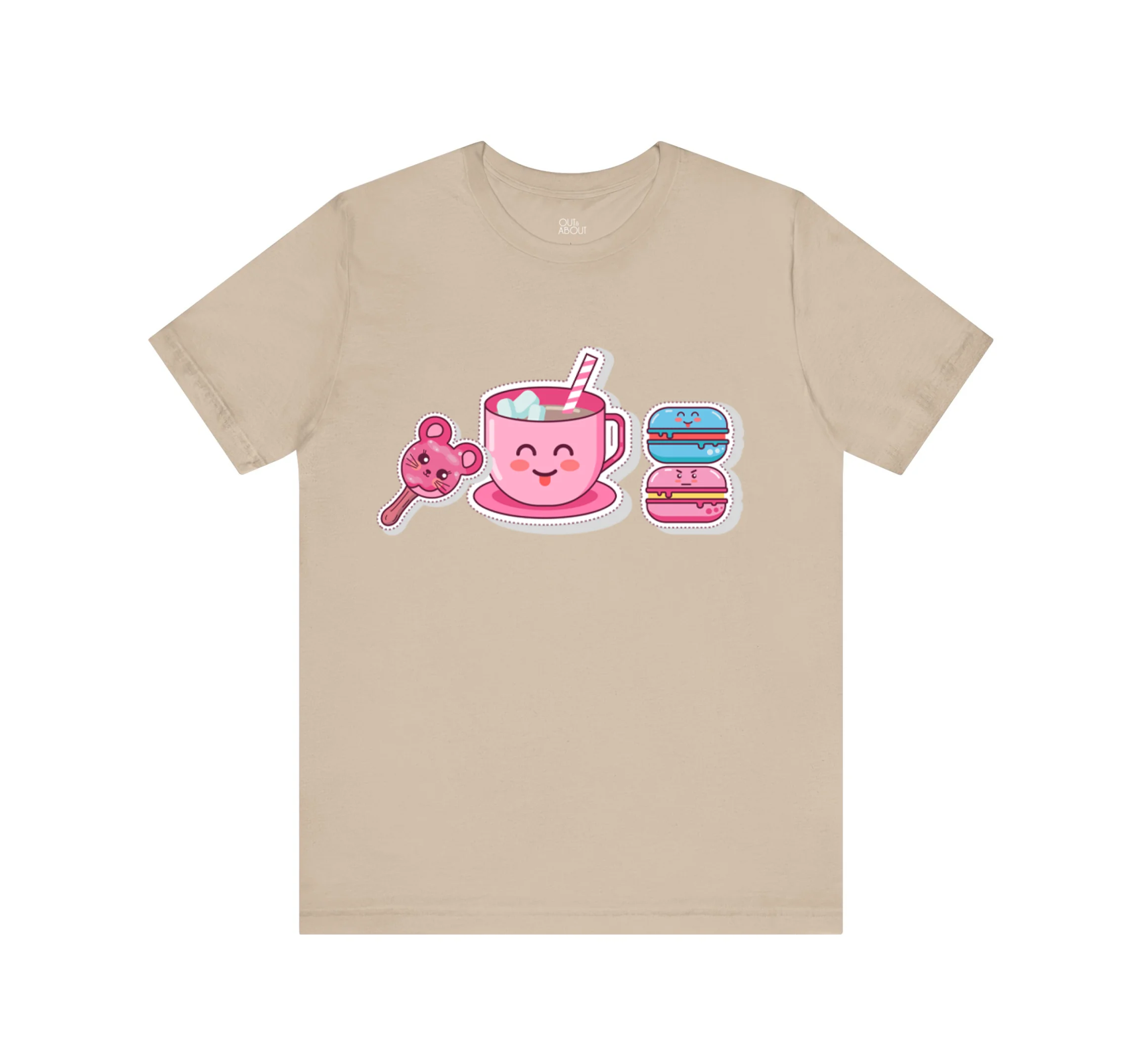 חולצה שוקו חם ומאקרון חולצה שוקו חם ומאקרון