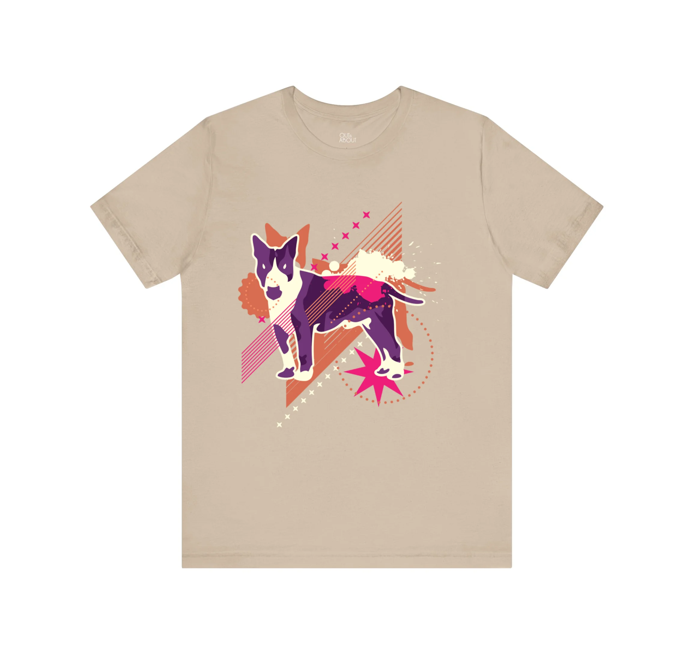 בייסיק טי כלב רטרו