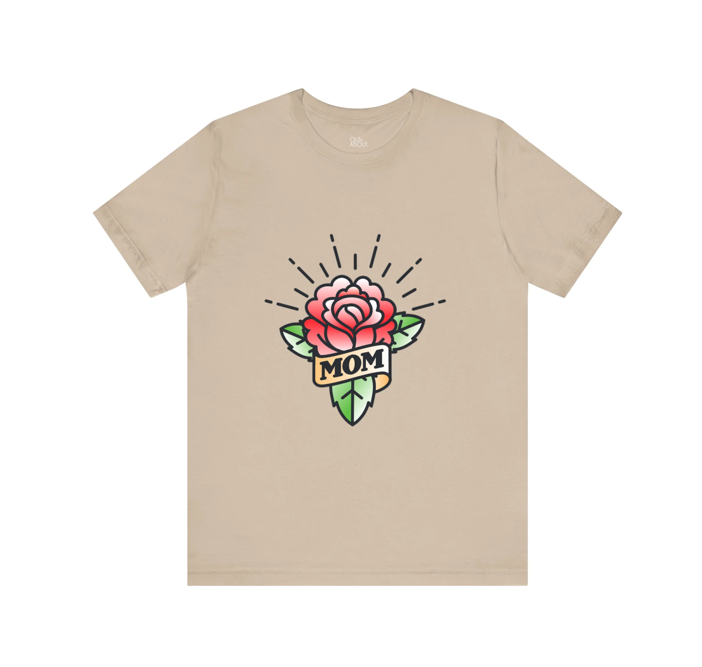 חולצה קעקוע אמא ורד חולצה קעקוע אמא ורד