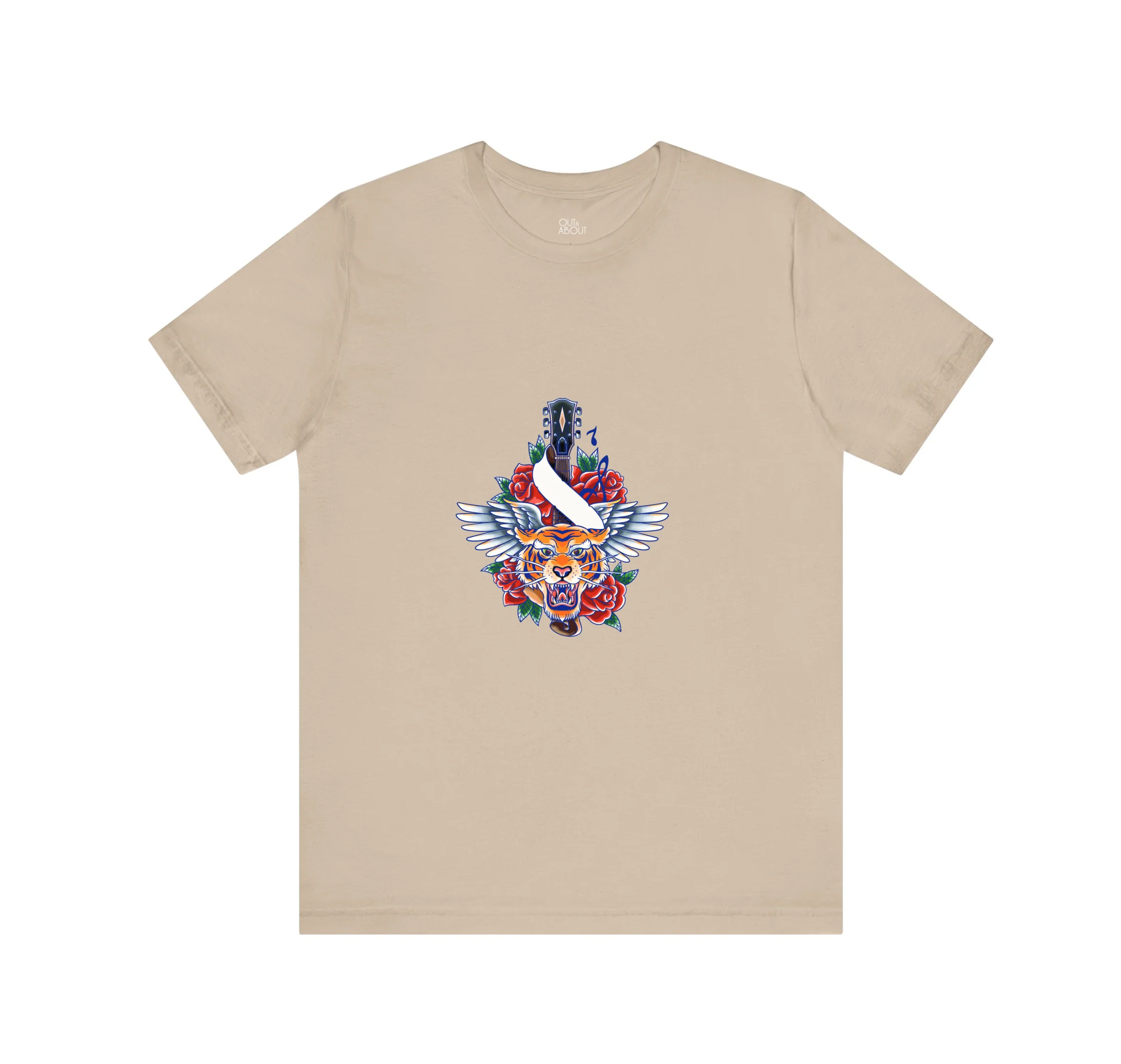 חולצה קעקוע טייגר חולצה קעקוע טייגר