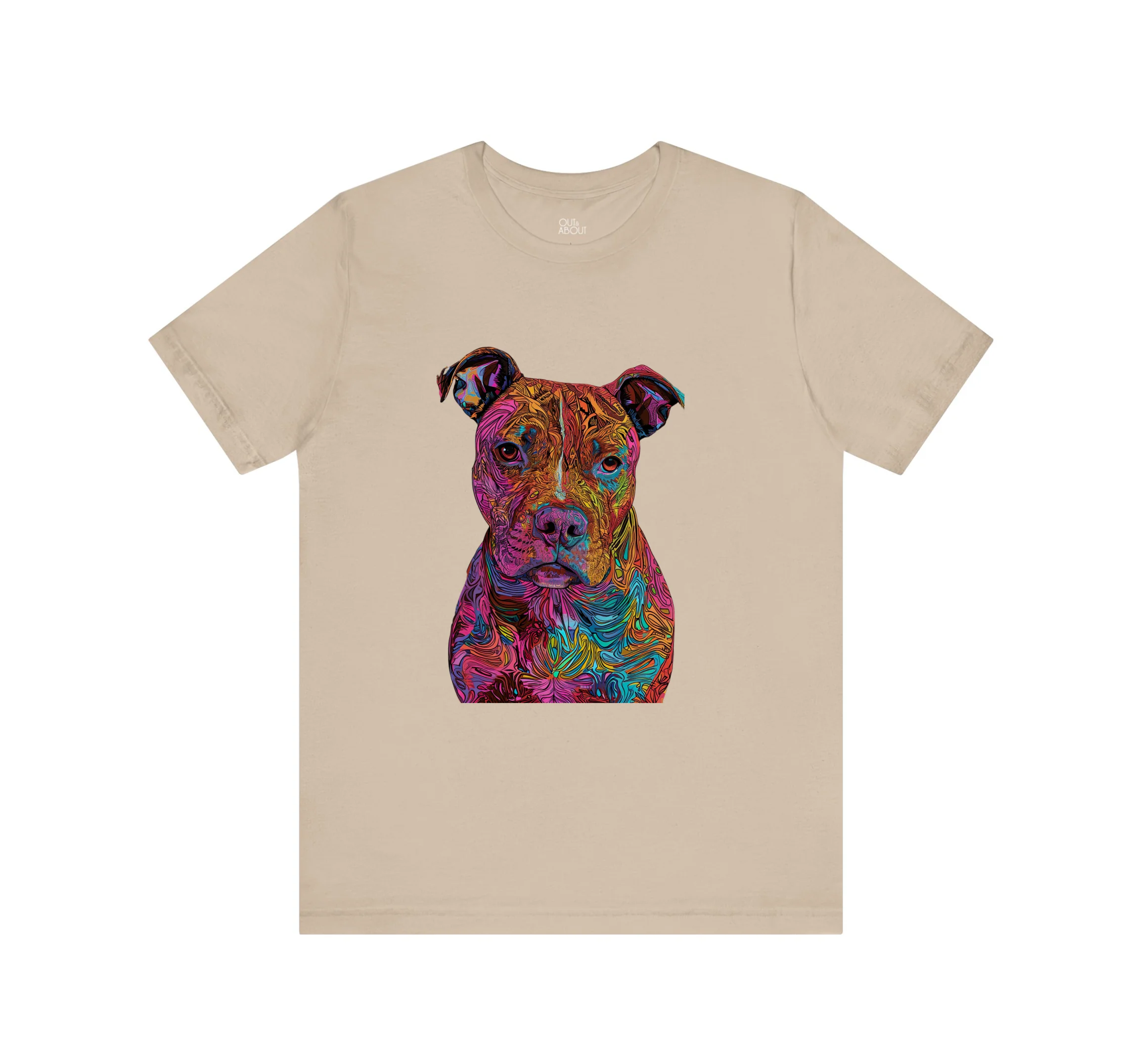 בייסיק טי Triangulated dog 7 בייסיק טי Triangulated dog 7