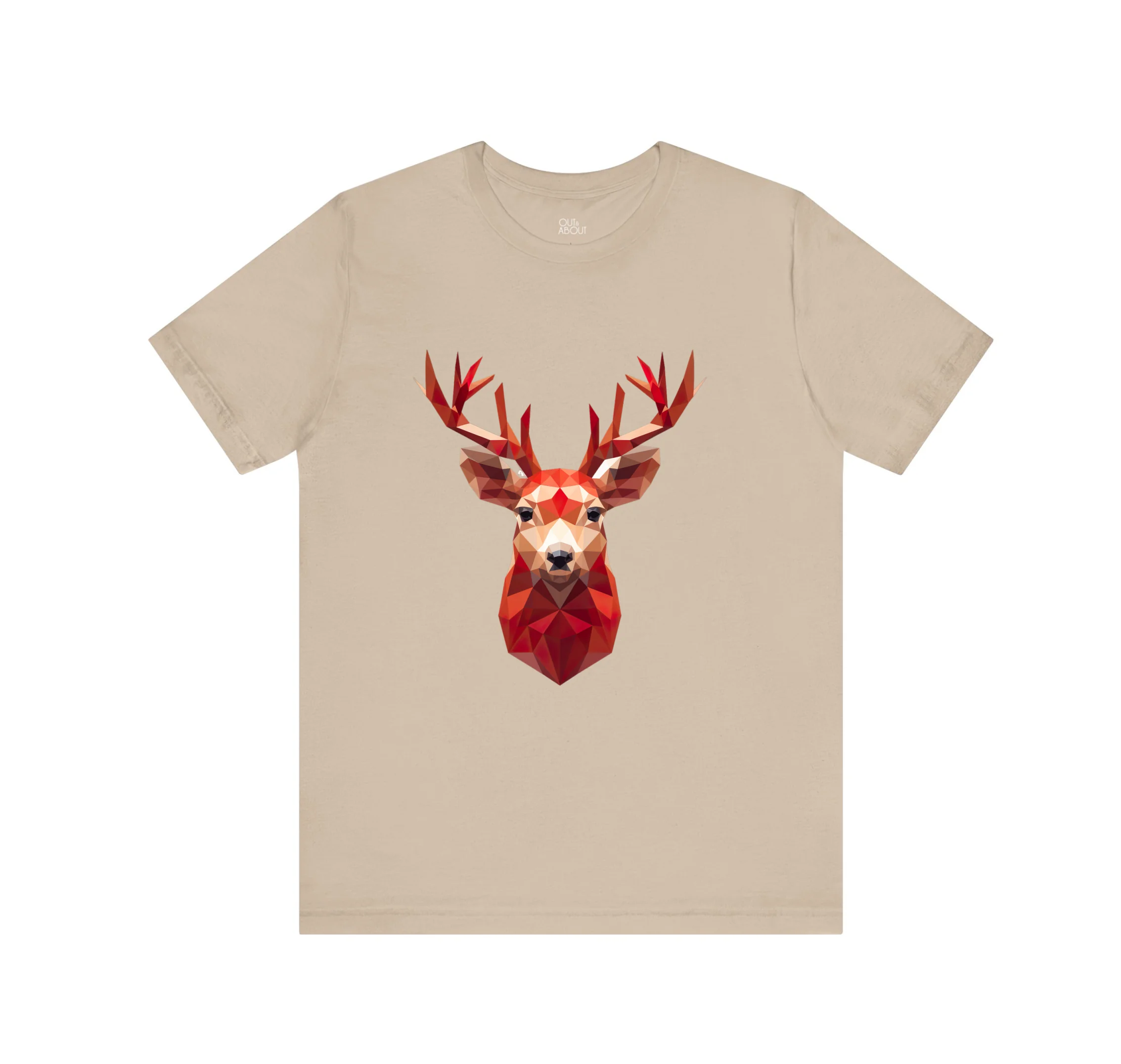 בייסיק טי Triangulated deer 2