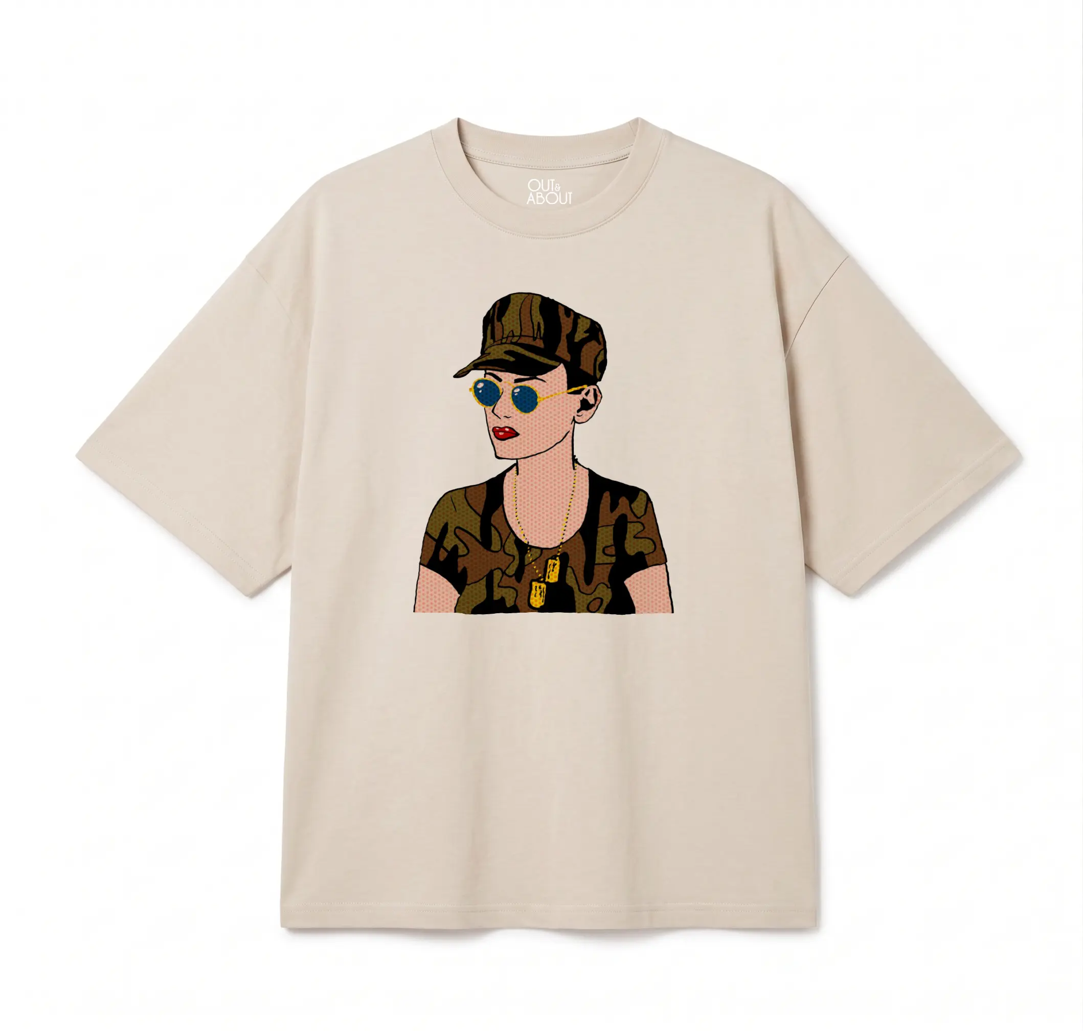 חולצת אוברסייז pop art Soldier חולצת אוברסייז pop art Soldier