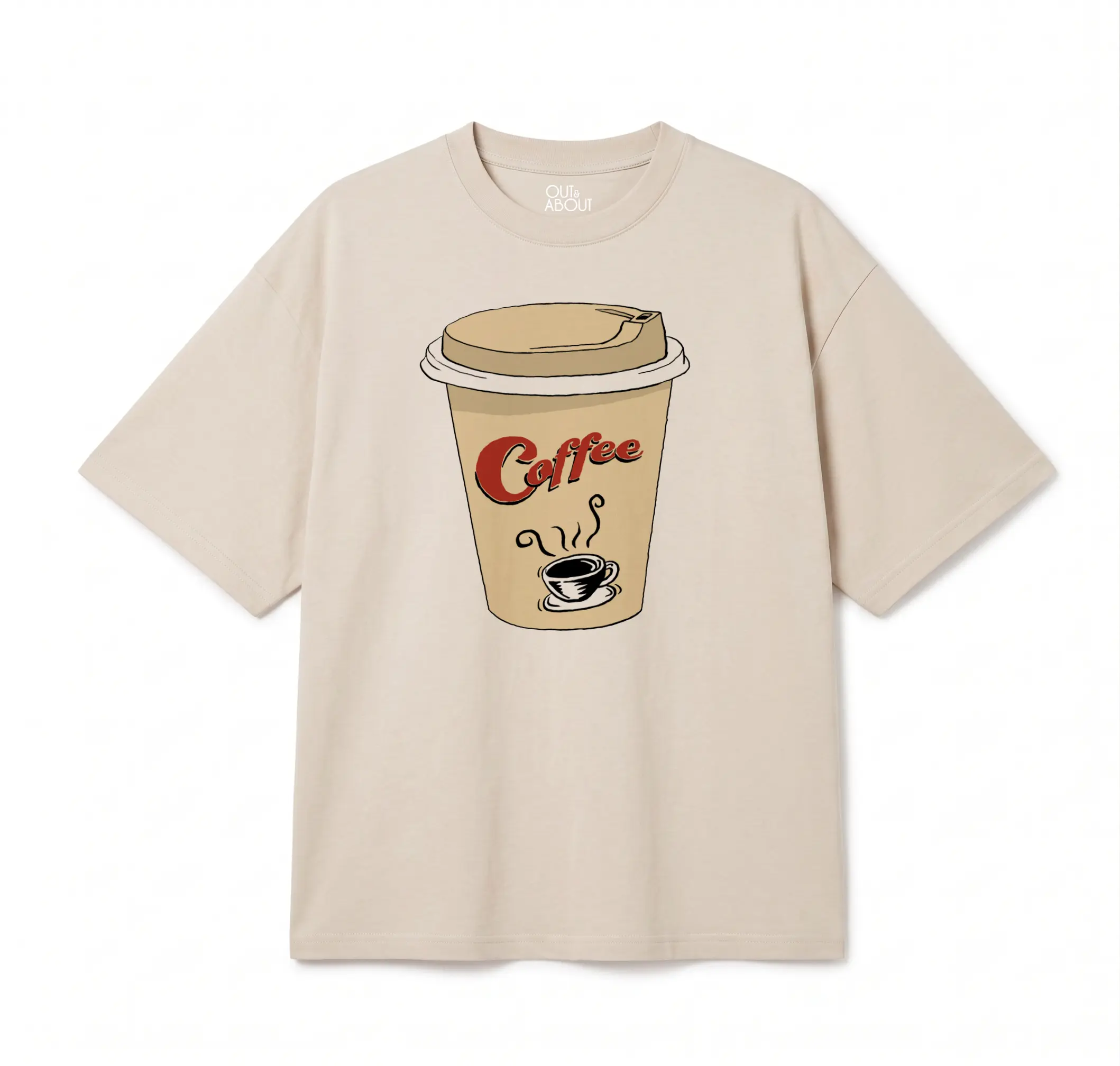 חולצת אוברסייז coffee חולצת אוברסייז coffee