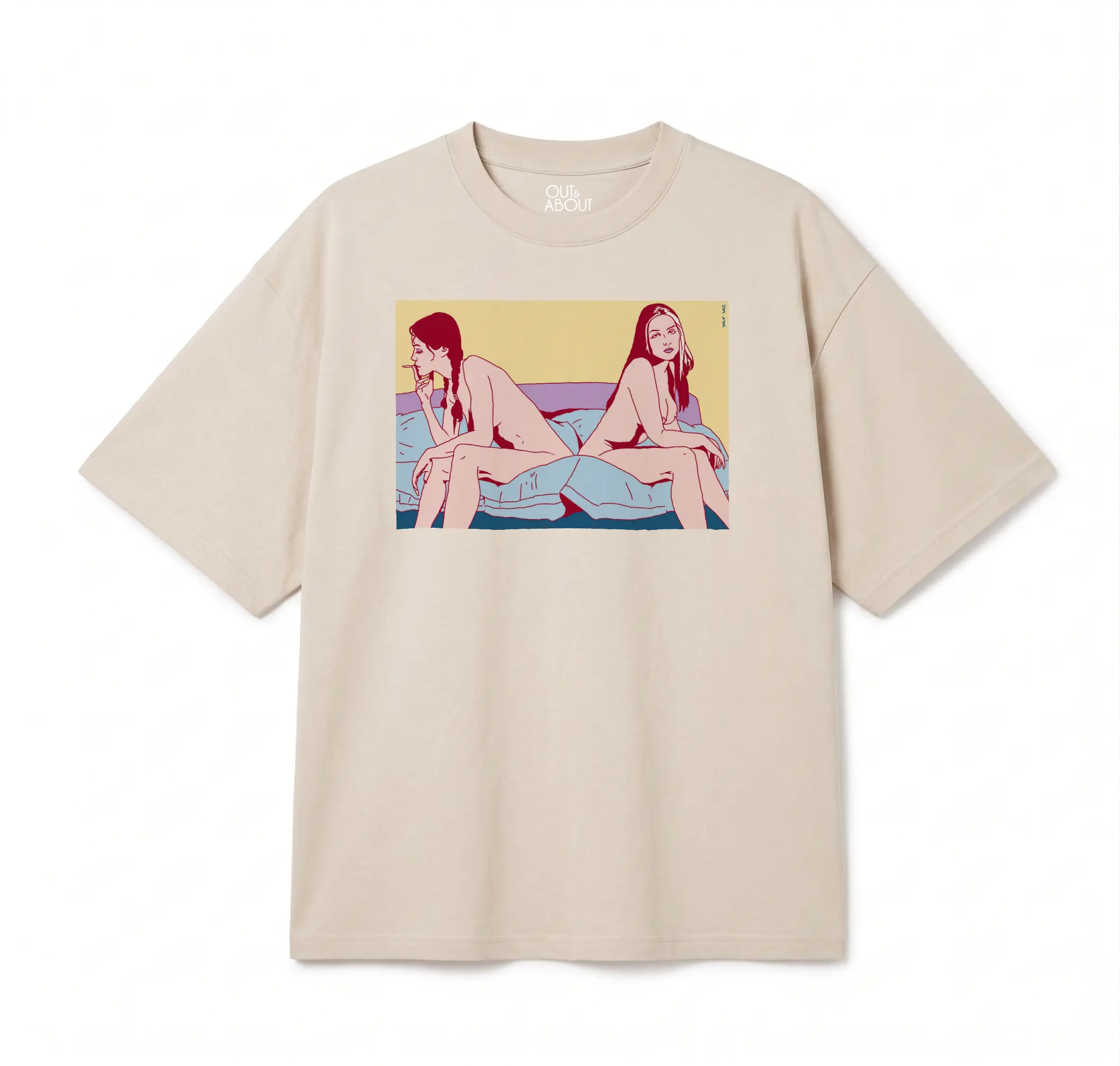 חולצת אוברסייז 2 girls חולצת אוברסייז 2 girls